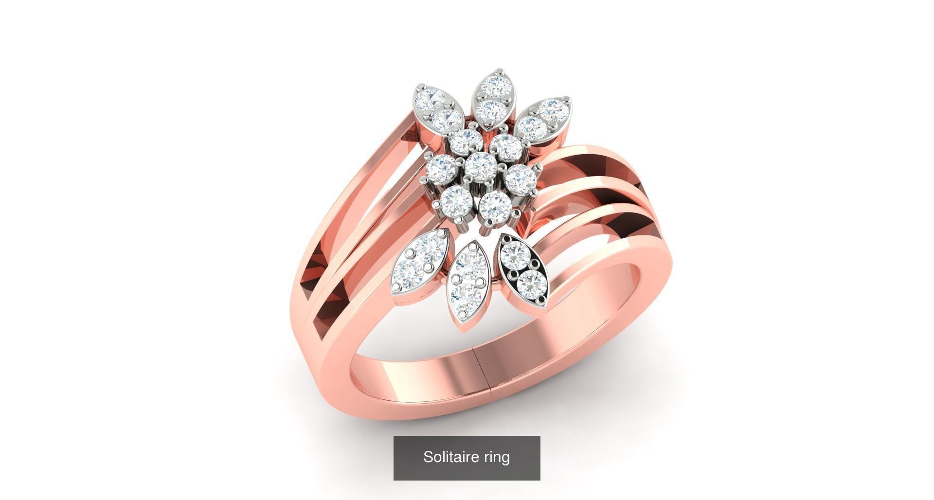 204 Solitaire ring 3D Model Collection_157