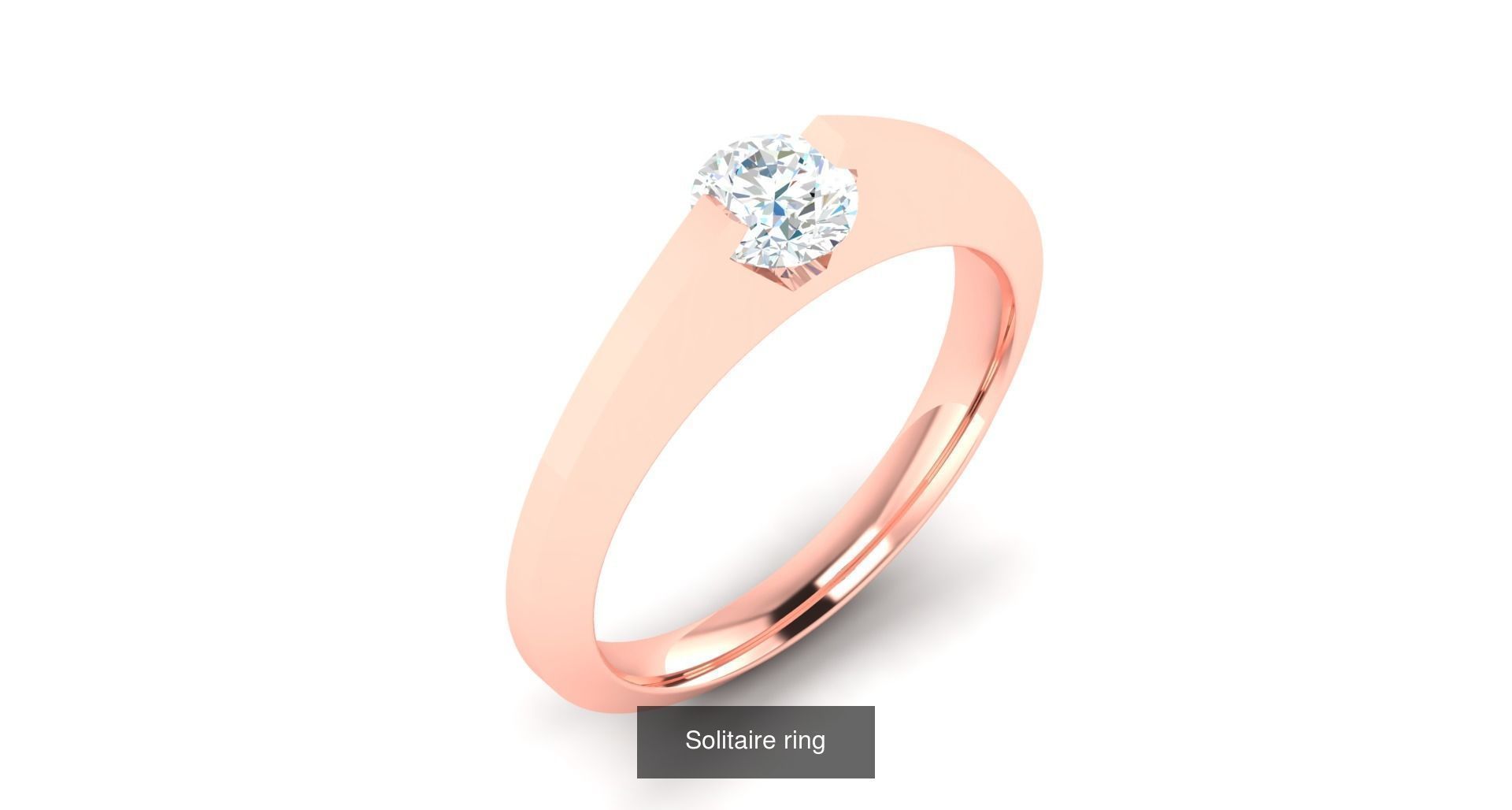 204 Solitaire ring 3D Model Collection_160