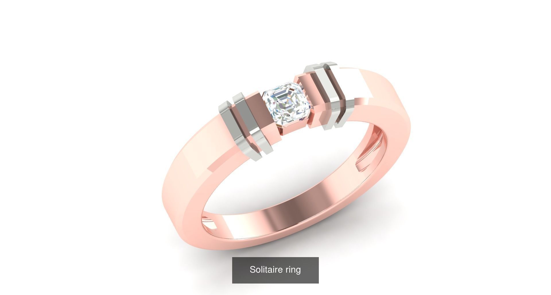 204 Solitaire ring 3D Model Collection_34
