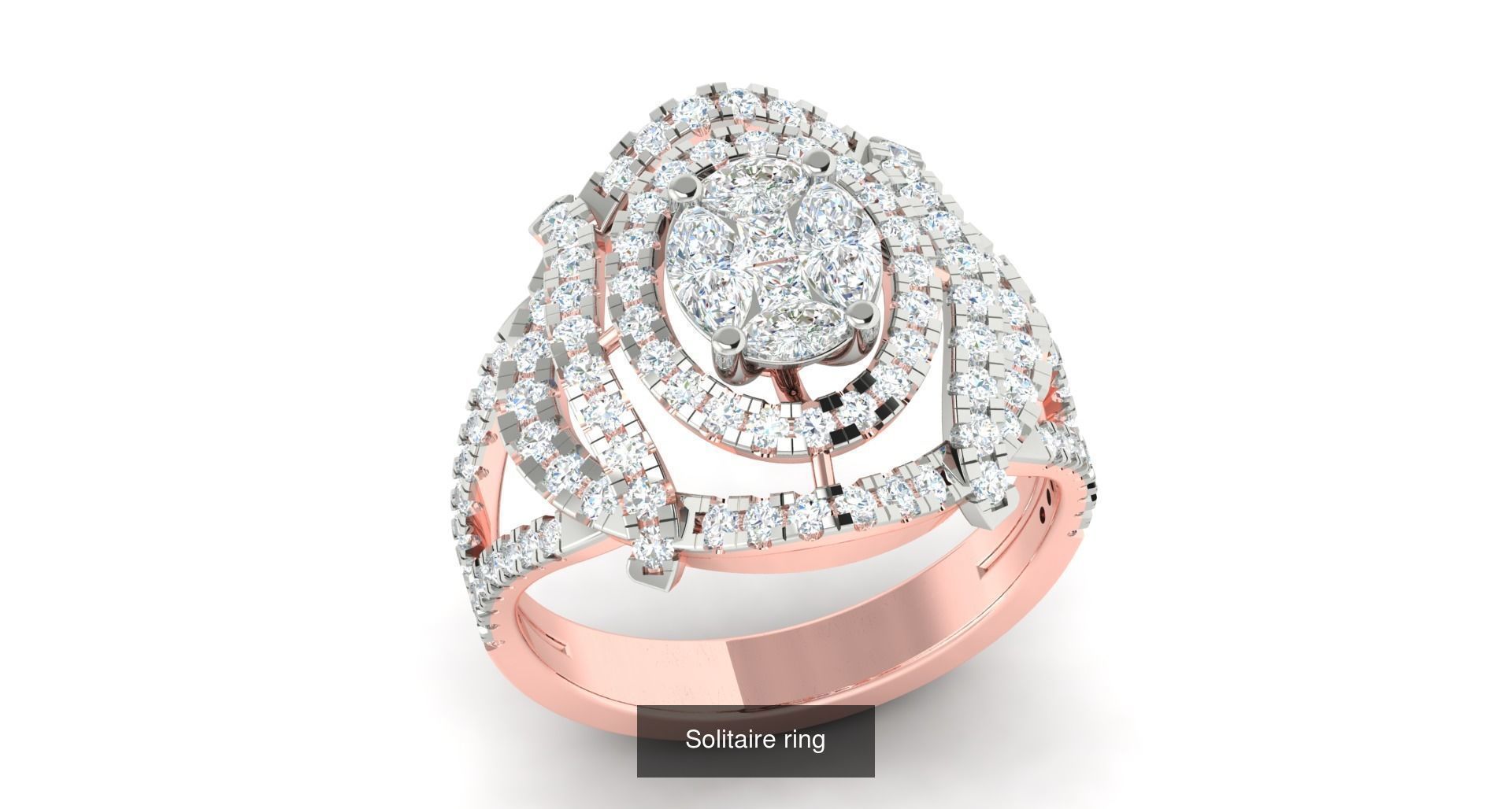 204 Solitaire ring 3D Model Collection_141