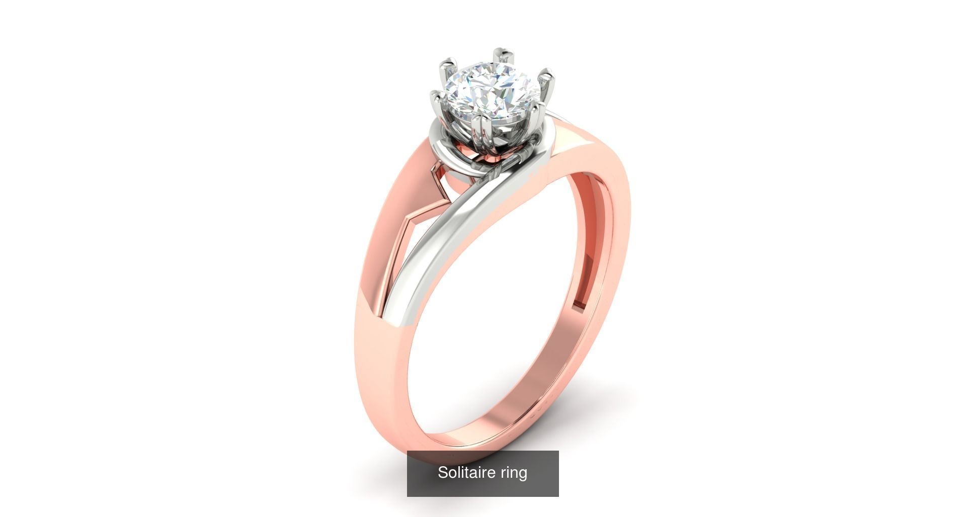 204 Solitaire ring 3D Model Collection_126