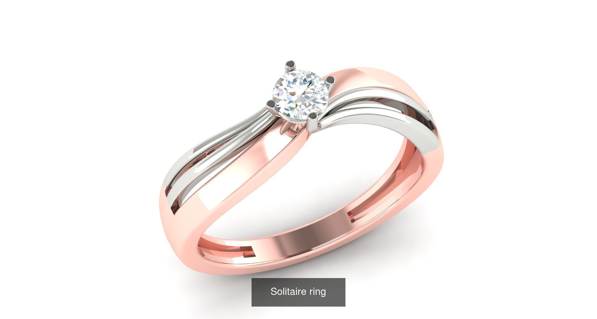 204 Solitaire ring 3D Model Collection_124