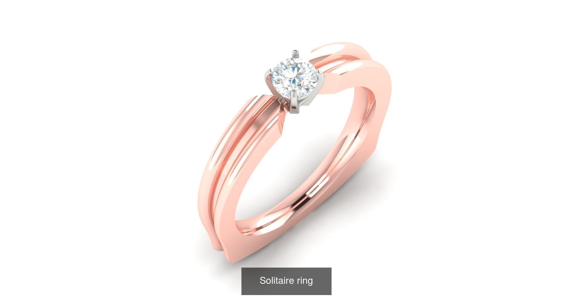 204 Solitaire ring 3D Model Collection_167
