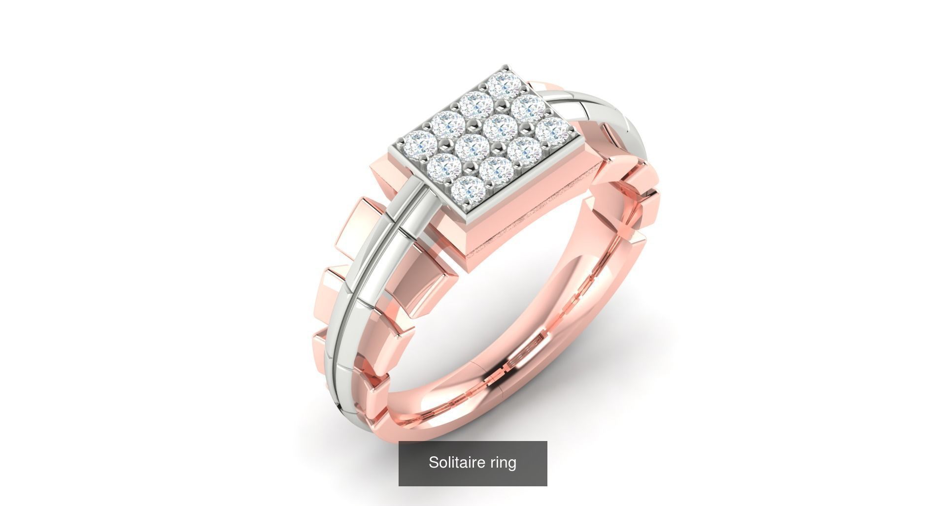 204 Solitaire ring 3D Model Collection_63