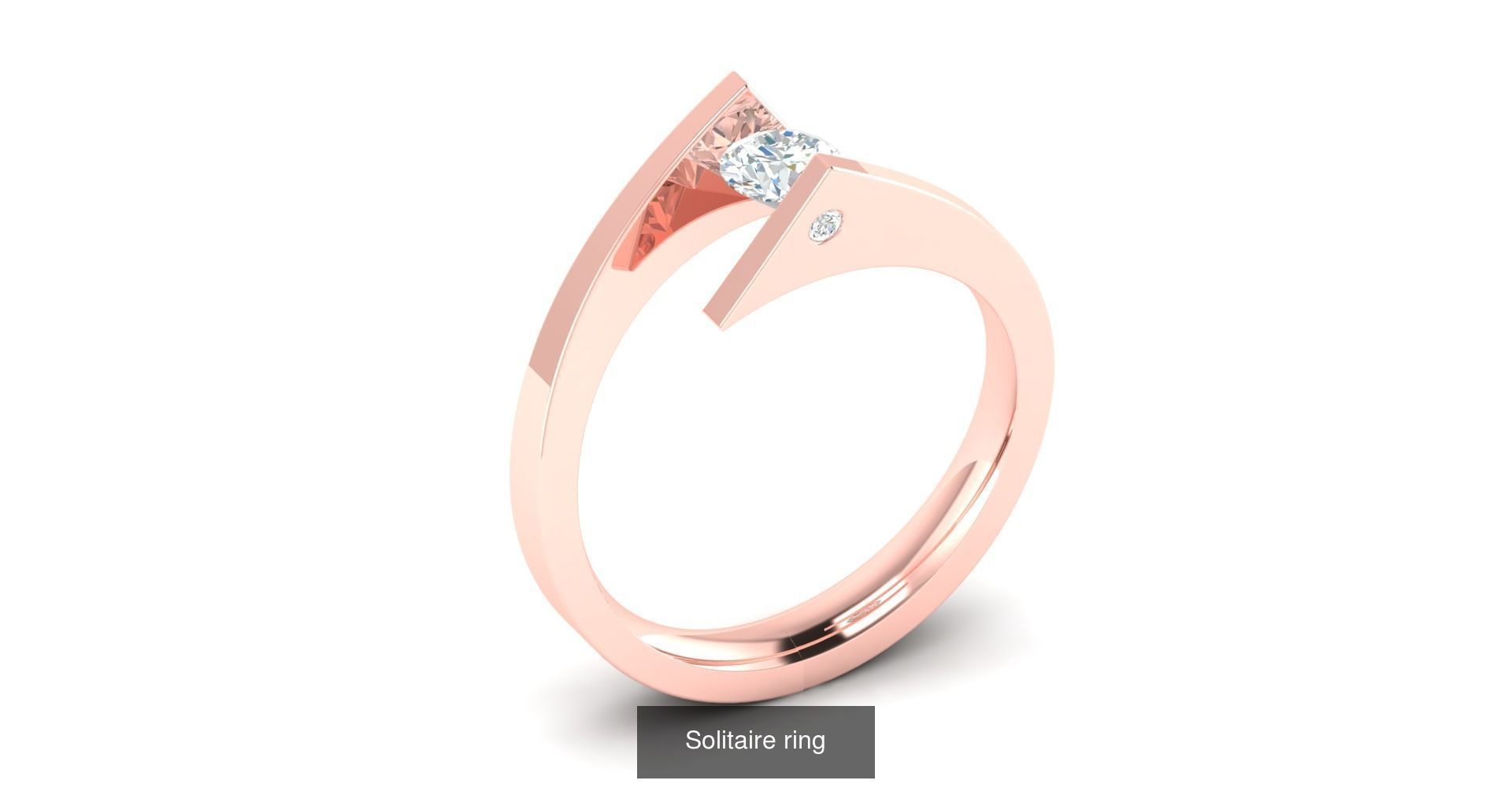 204 Solitaire ring 3D Model Collection_163