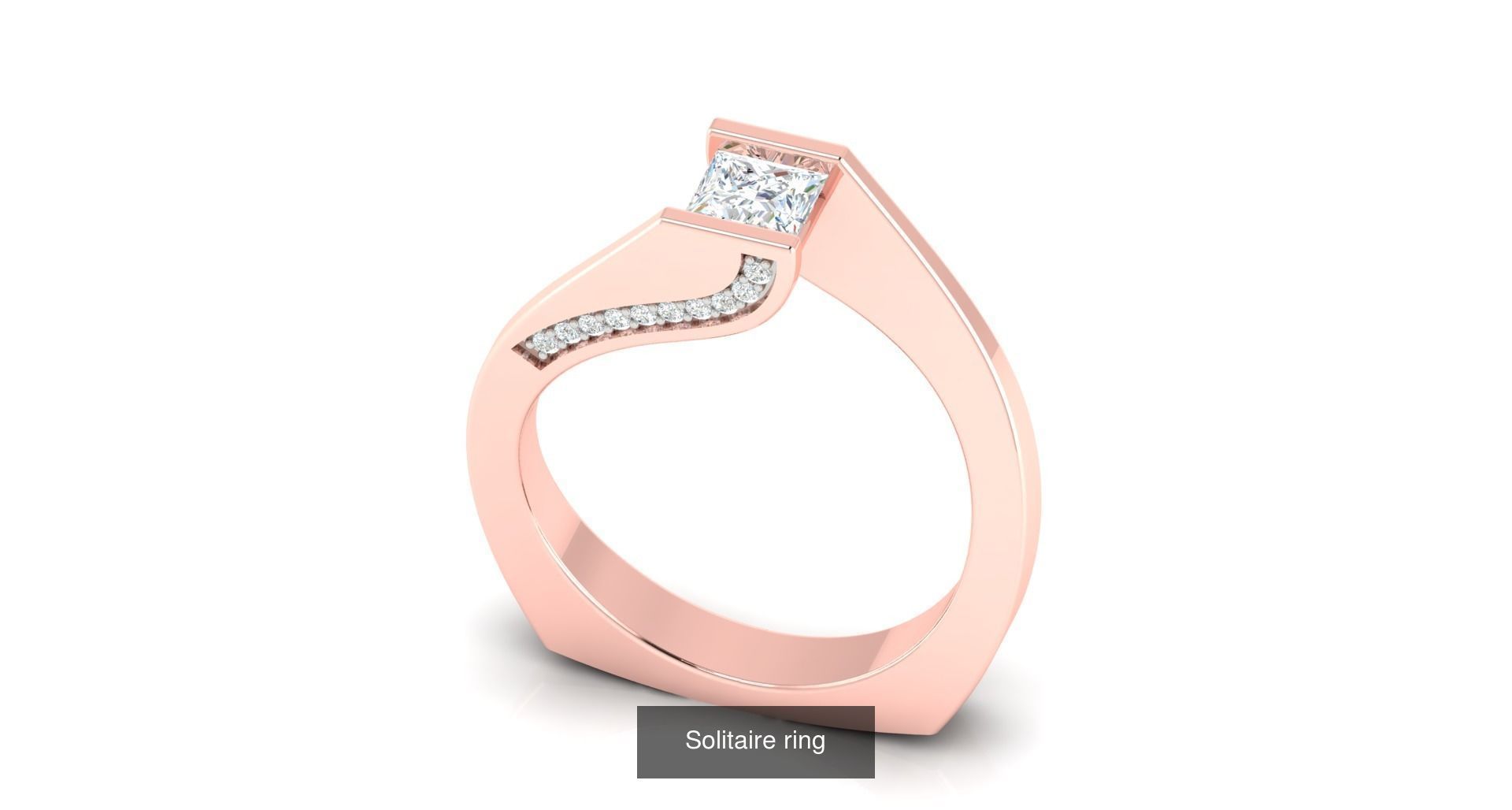 204 Solitaire ring 3D Model Collection_31