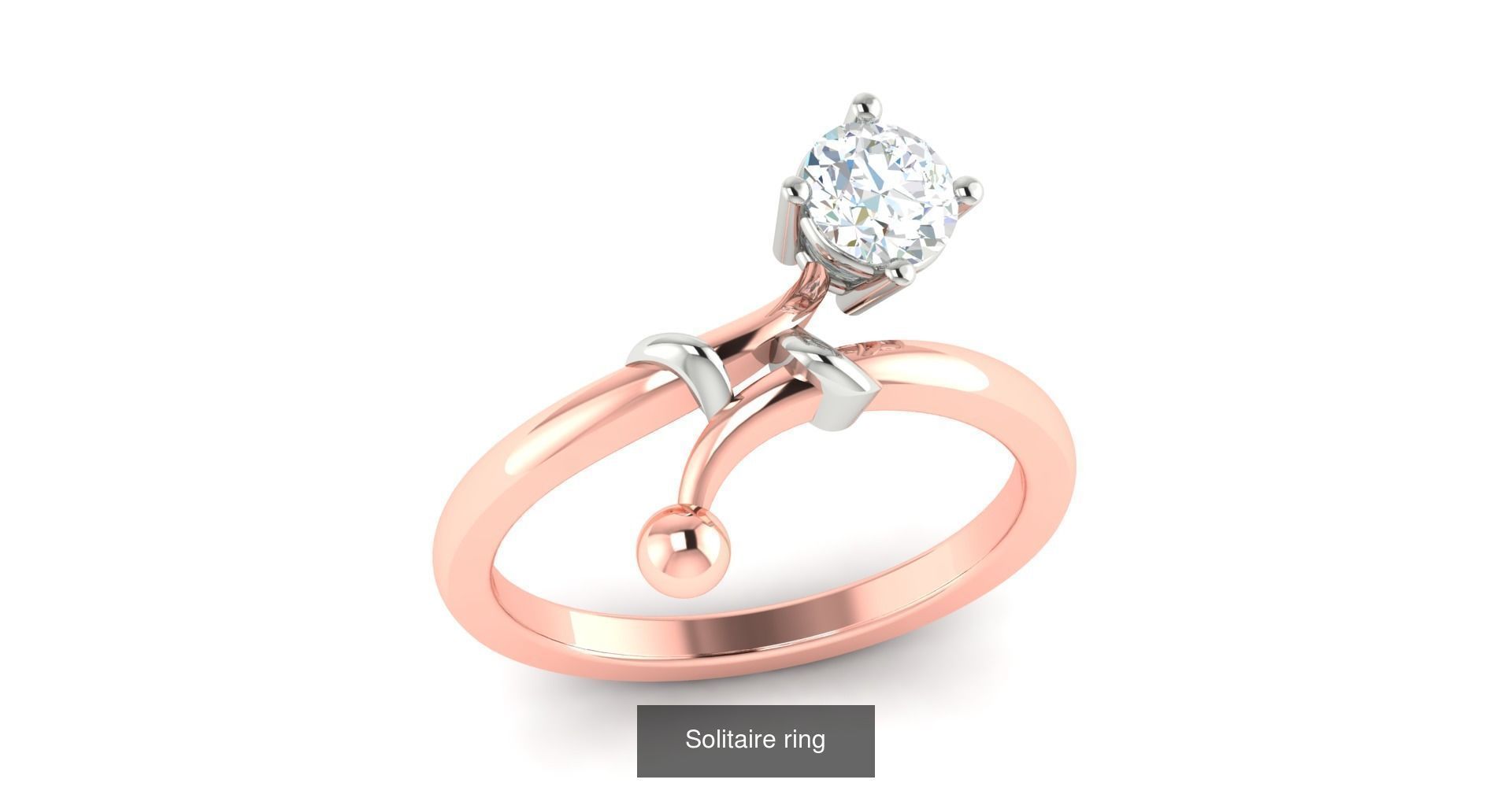 204 Solitaire ring 3D Model Collection_133