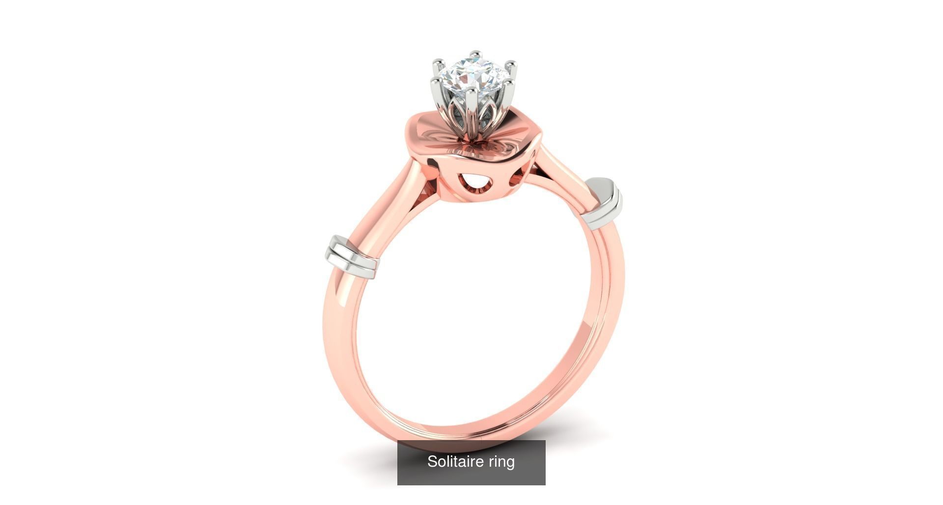 204 Solitaire ring 3D Model Collection_210