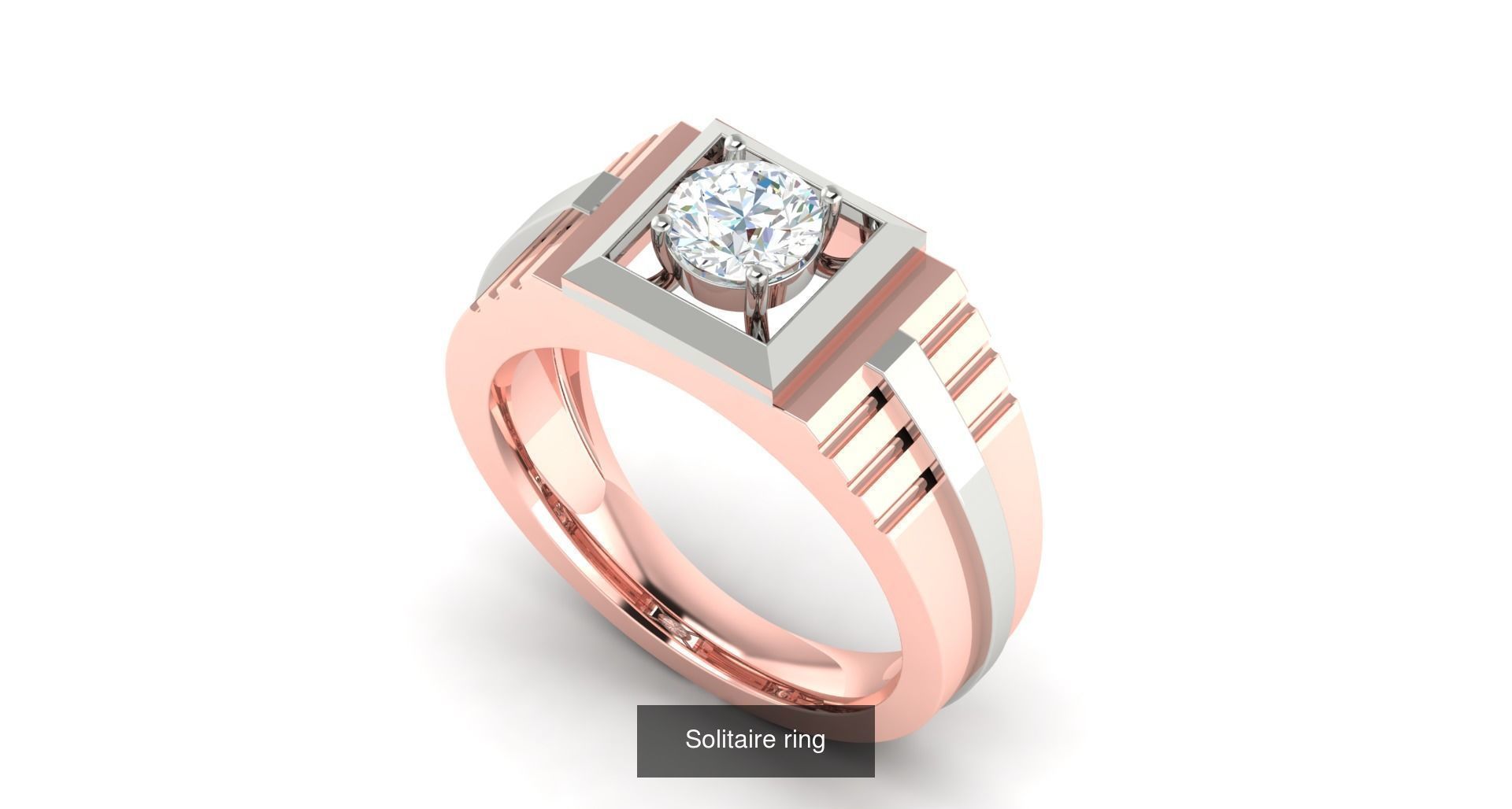 204 Solitaire ring 3D Model Collection_37