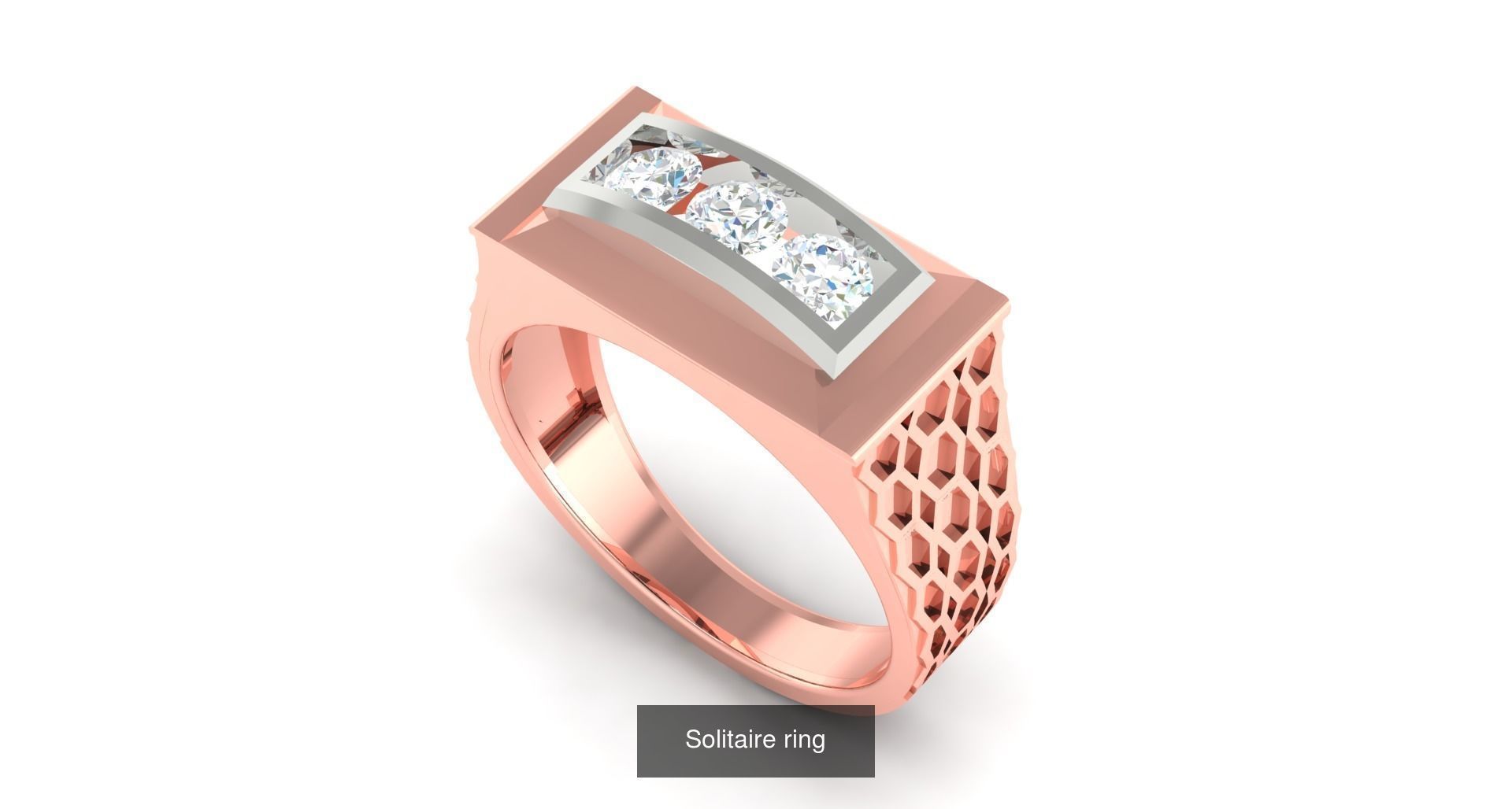 204 Solitaire ring 3D Model Collection_86