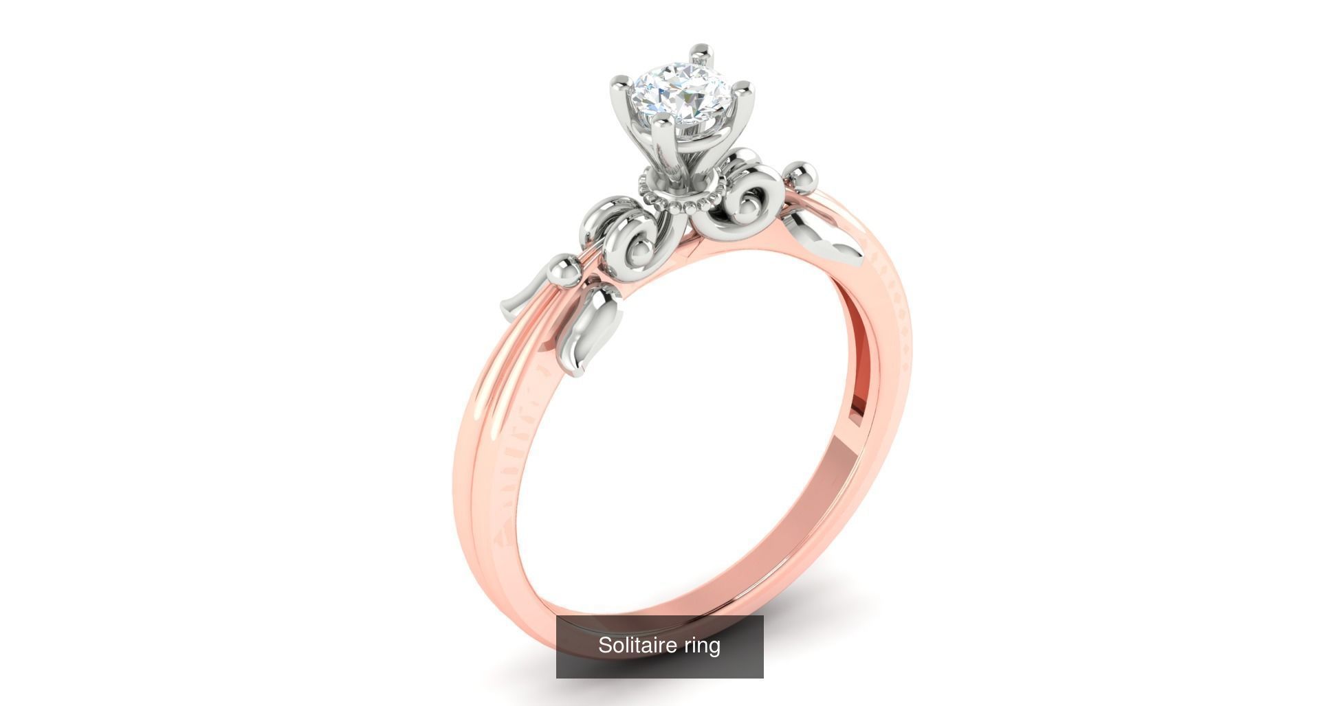 204 Solitaire ring 3D Model Collection_207
