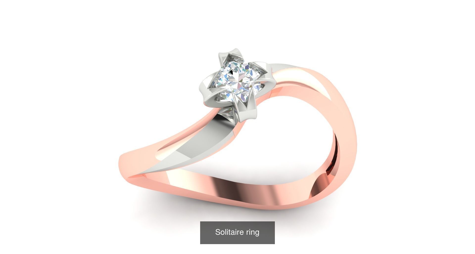 204 Solitaire ring 3D Model Collection_121