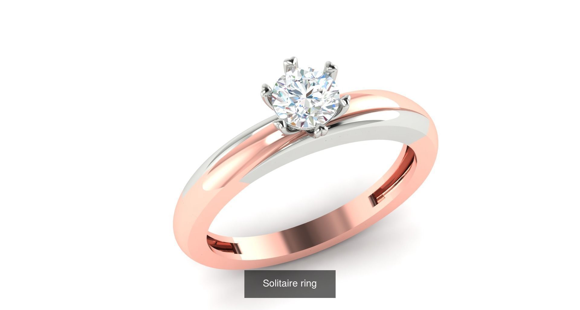 204 Solitaire ring 3D Model Collection_134