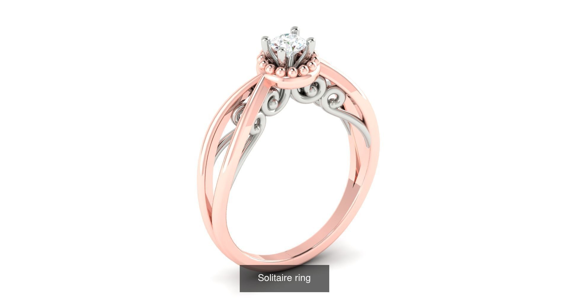 204 Solitaire ring 3D Model Collection_143