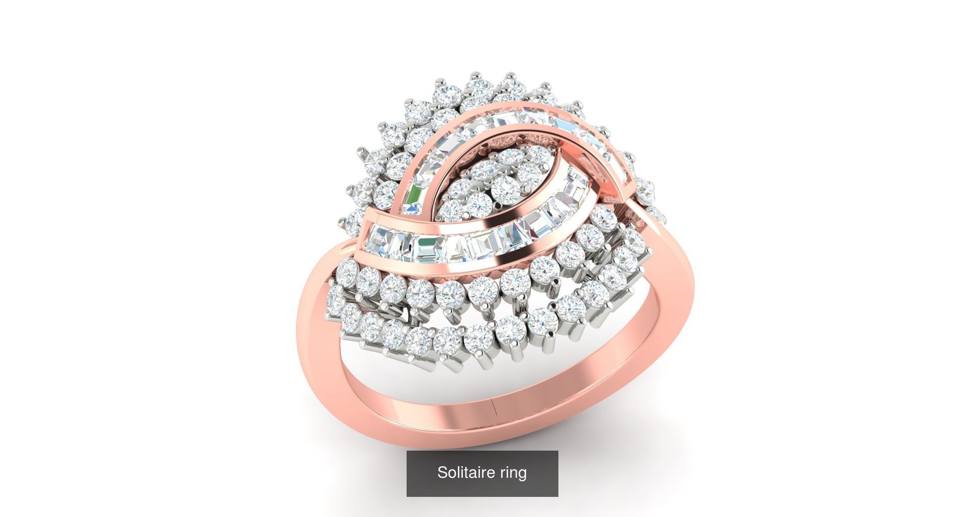 204 Solitaire ring 3D Model Collection_147