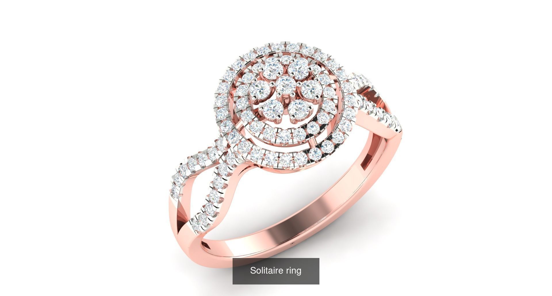 204 Solitaire ring 3D Model Collection_125