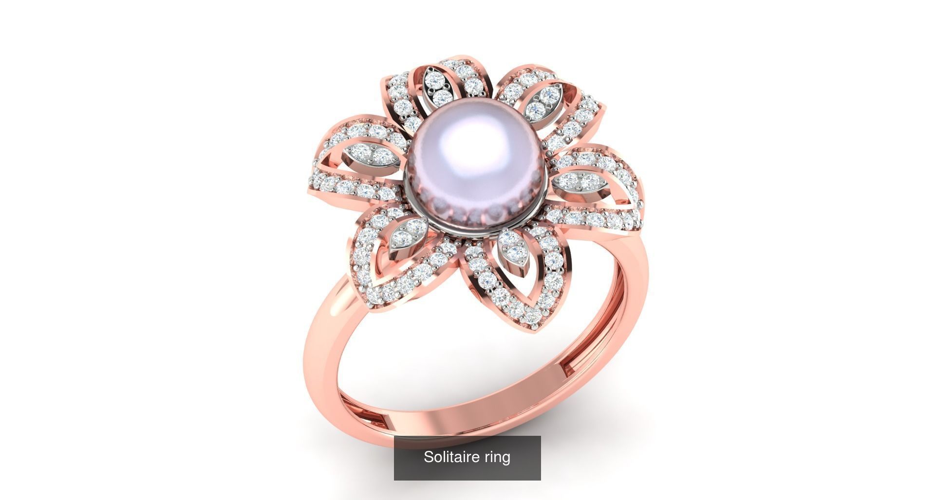 204 Solitaire ring 3D Model Collection_176