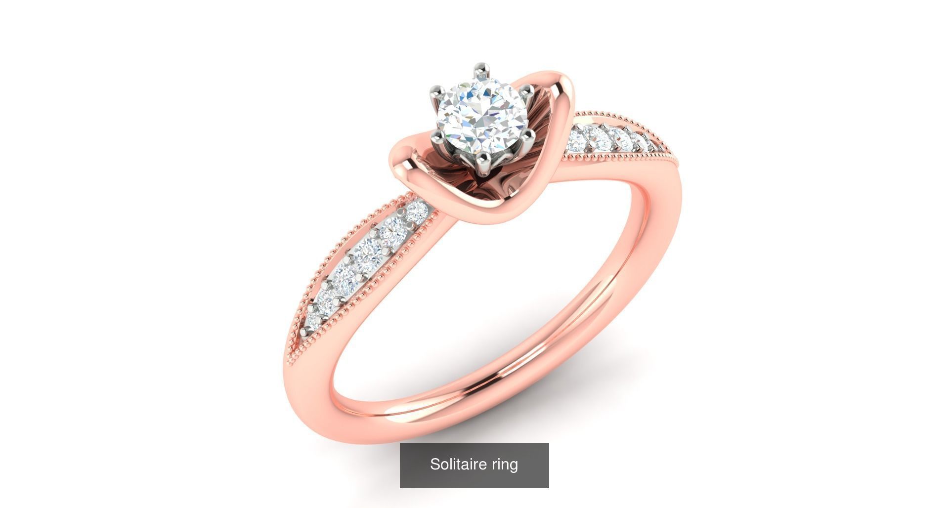 204 Solitaire ring 3D Model Collection_203