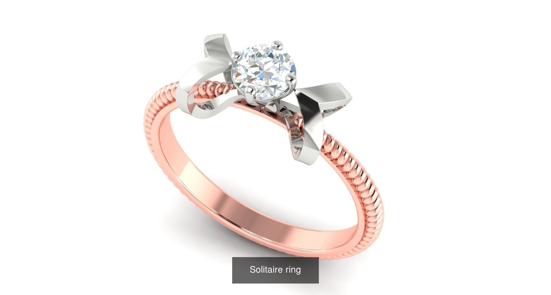 204 Solitaire ring 3D Model Collection_129