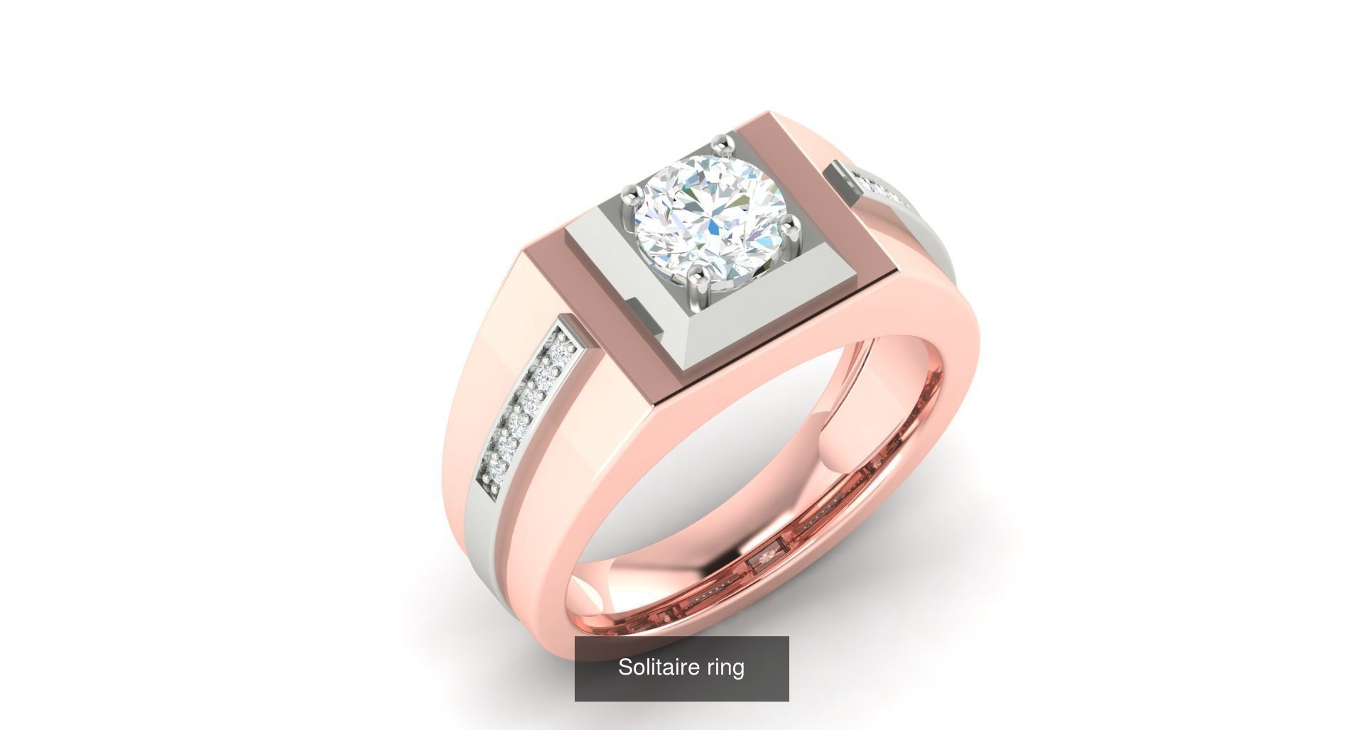204 Solitaire ring 3D Model Collection_57