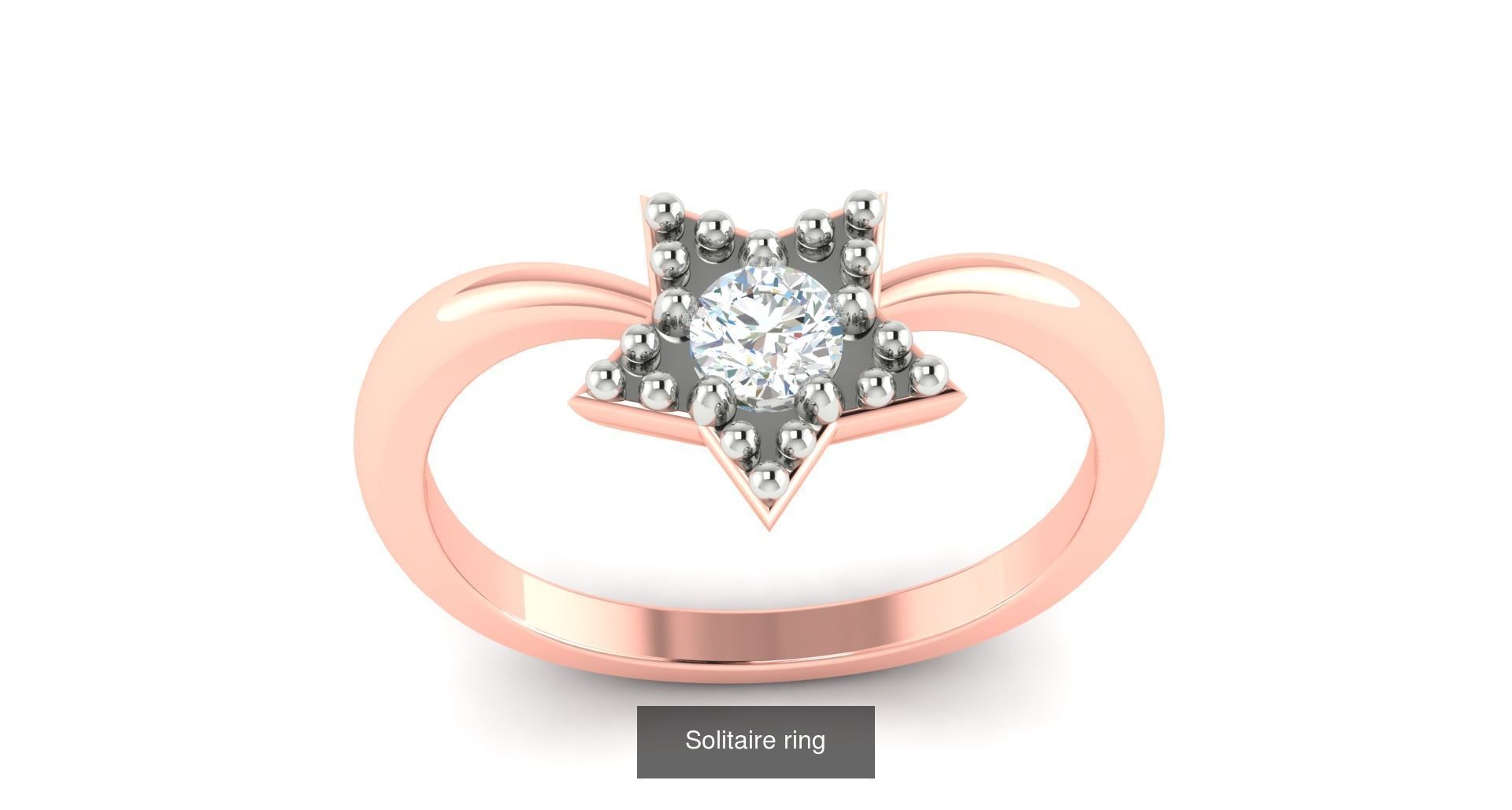 204 Solitaire ring 3D Model Collection_119