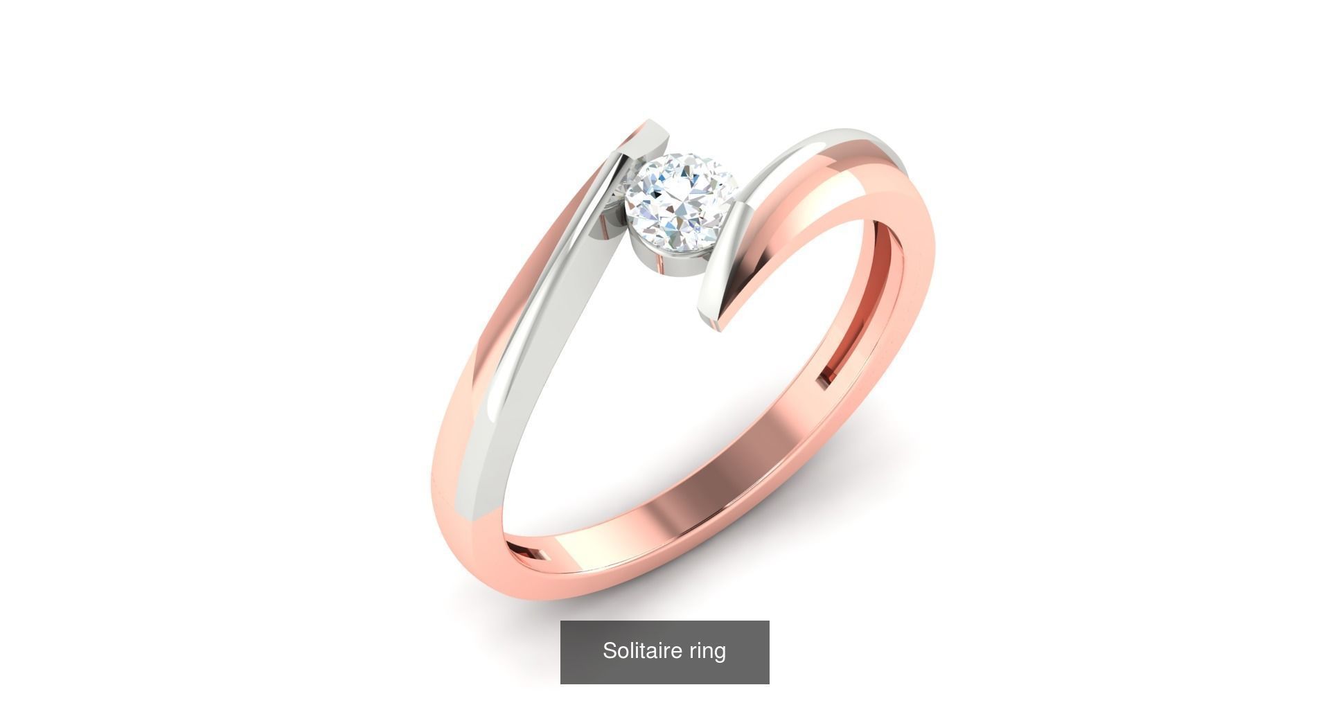 204 Solitaire ring 3D Model Collection_120