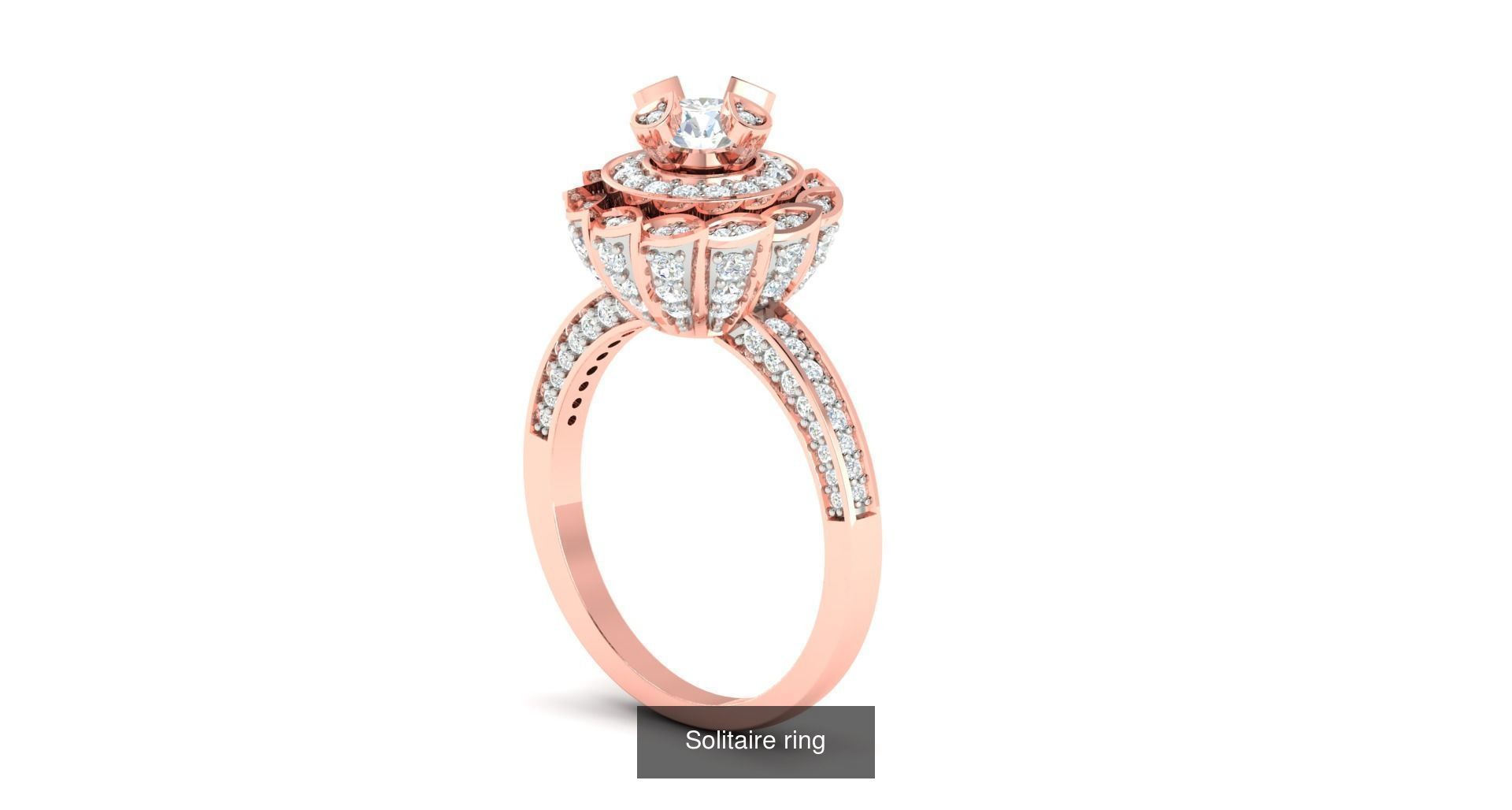 204 Solitaire ring 3D Model Collection_113