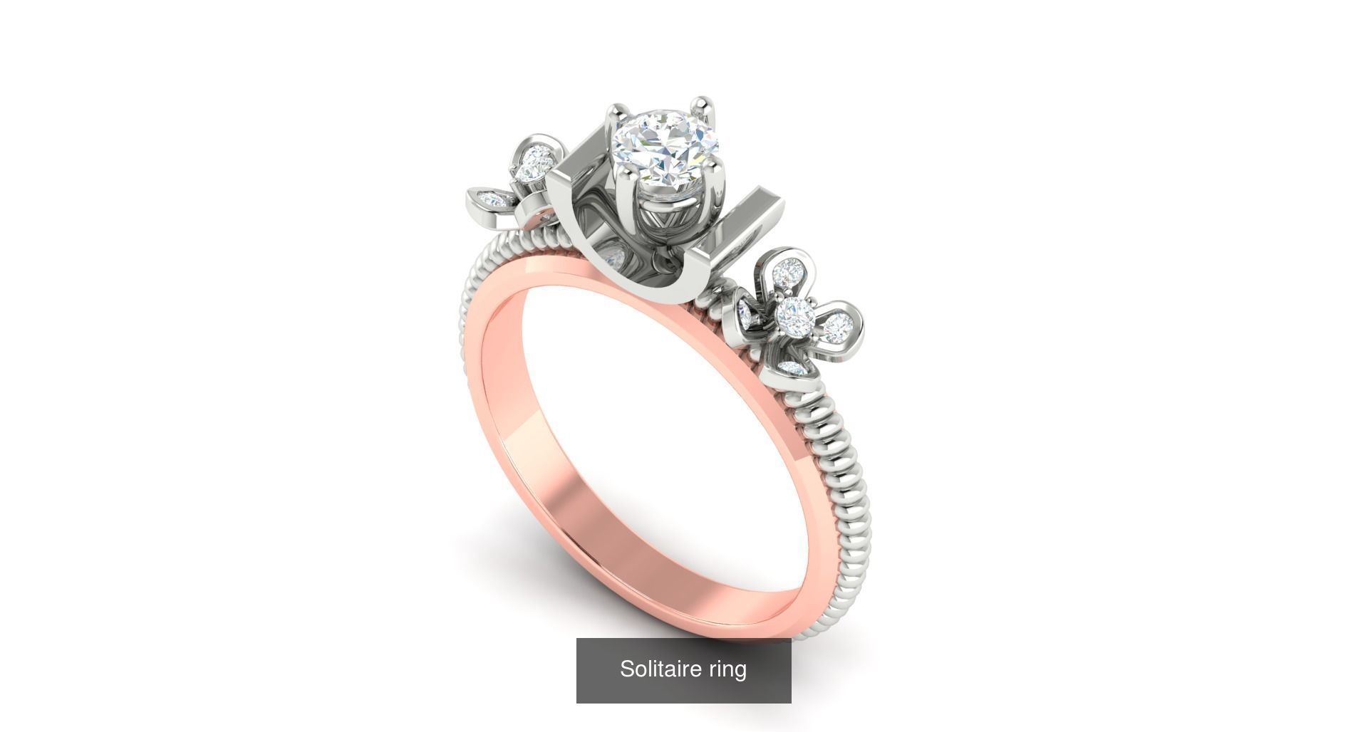 204 Solitaire ring 3D Model Collection_197