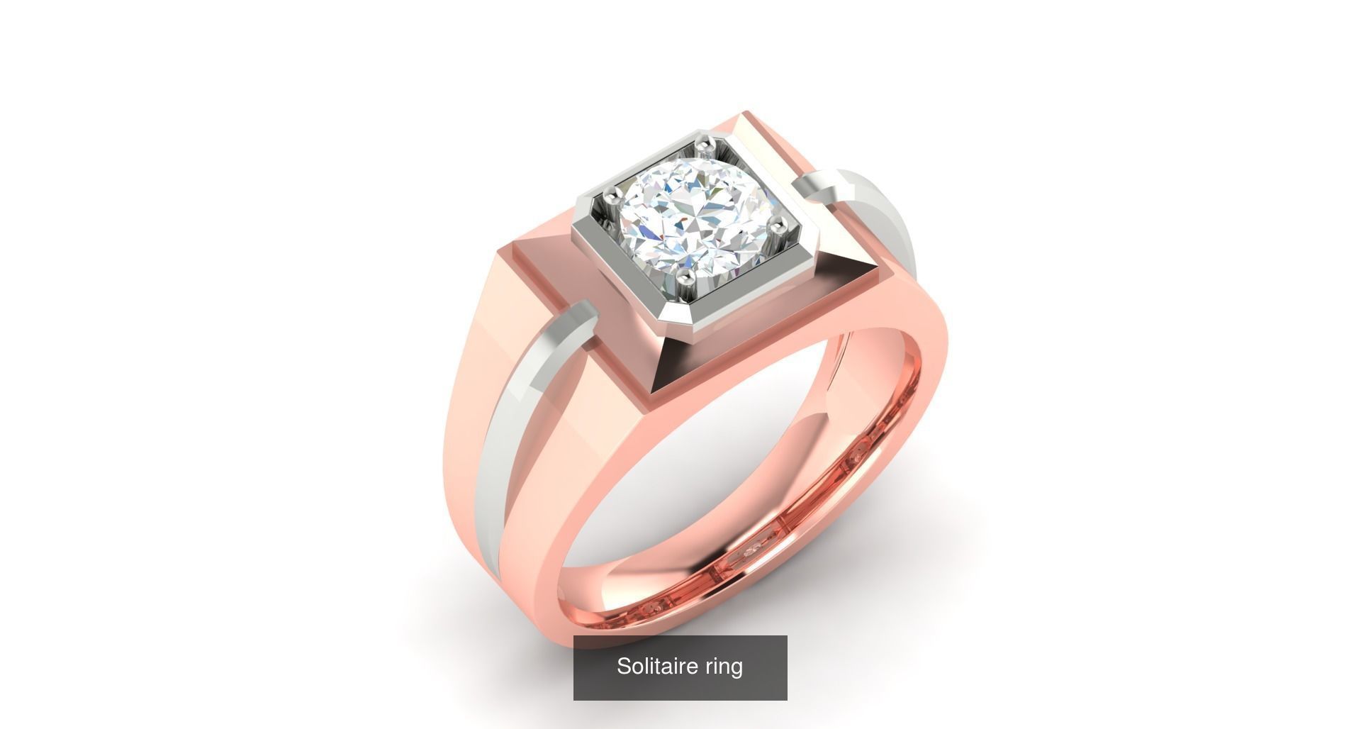 204 Solitaire ring 3D Model Collection_81