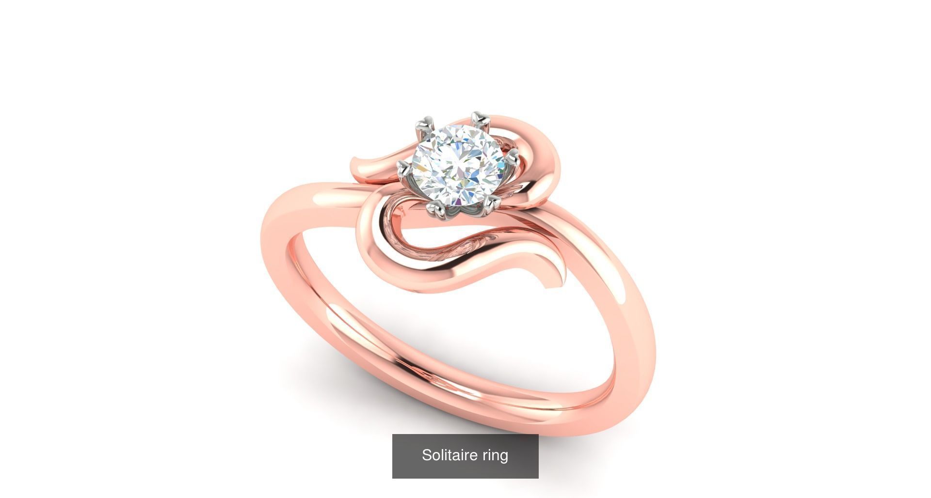 204 Solitaire ring 3D Model Collection_114