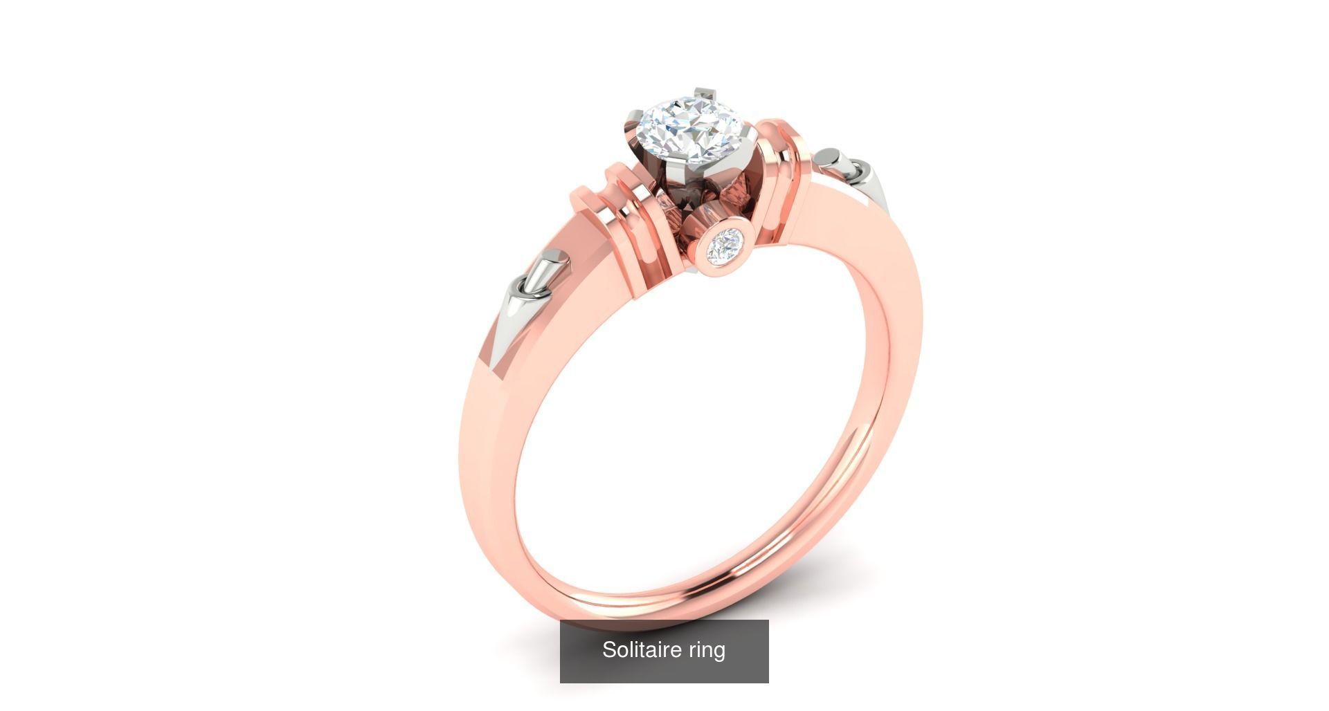204 Solitaire ring 3D Model Collection_196