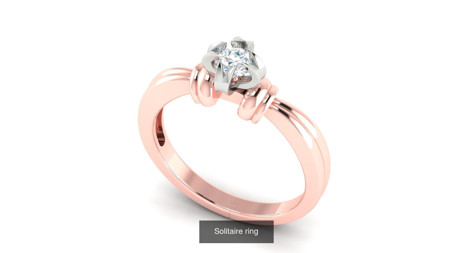 204 Solitaire ring 3D Model Collection_190
