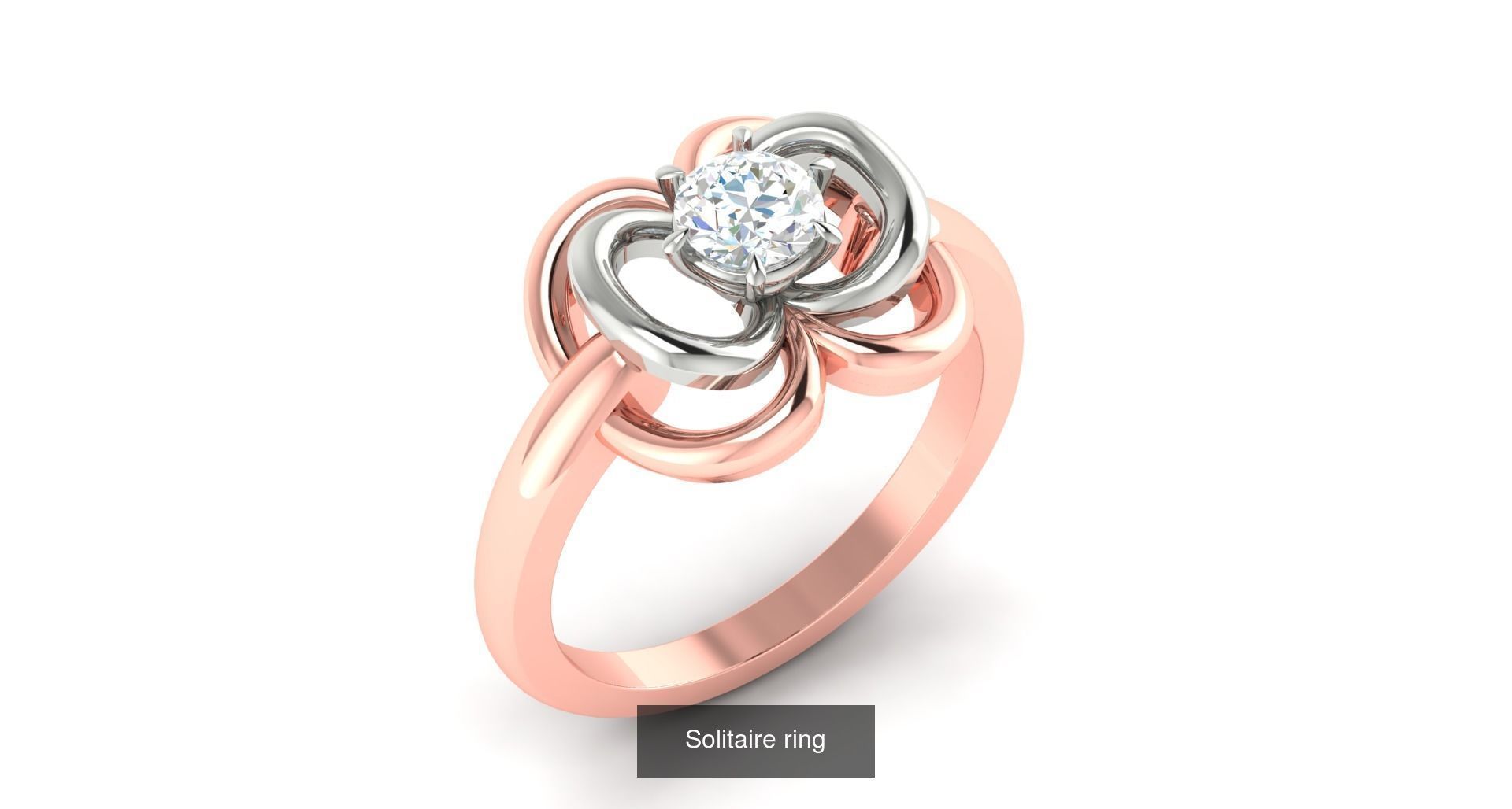 204 Solitaire ring 3D Model Collection_107