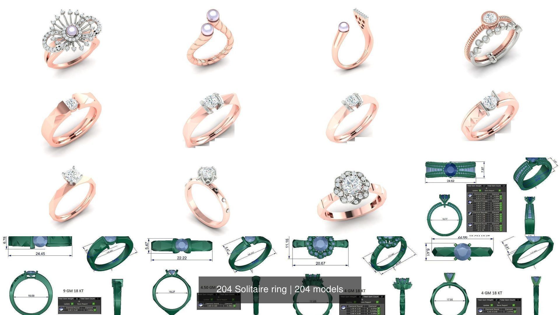 204 Solitaire ring 3D Model Collection_25