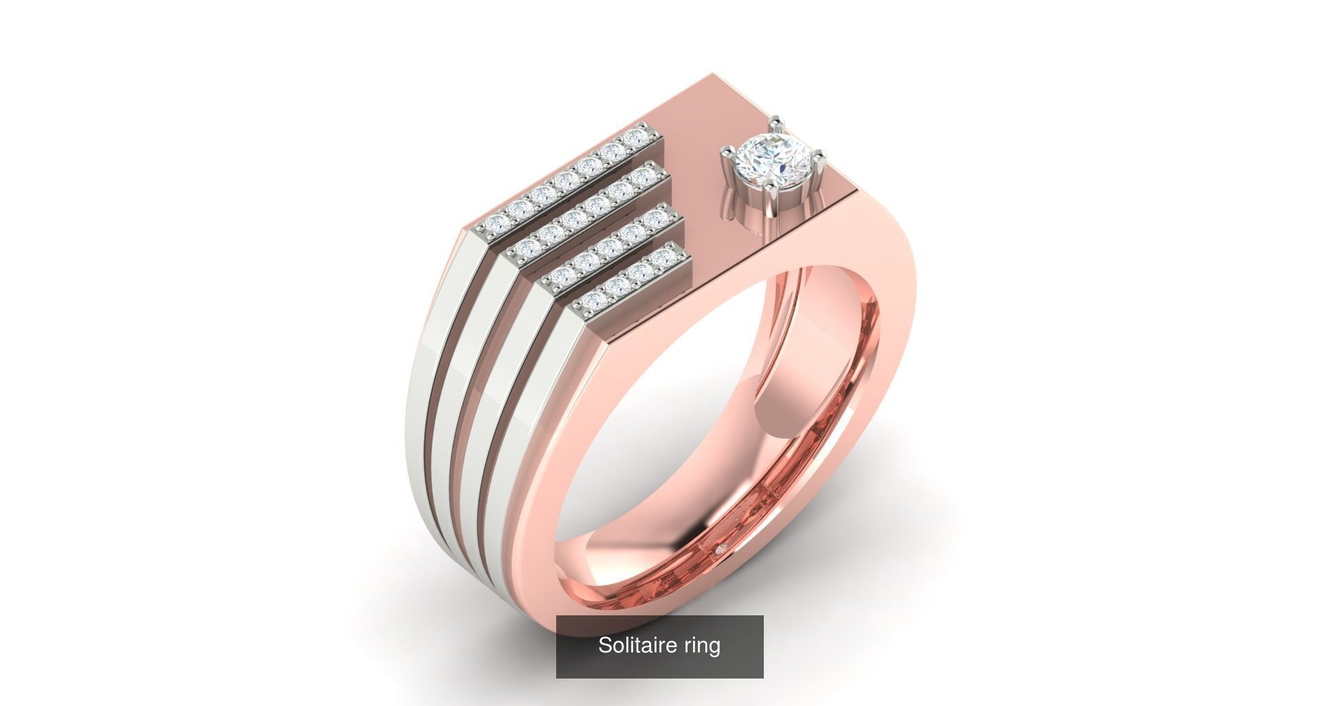 204 Solitaire ring 3D Model Collection_66