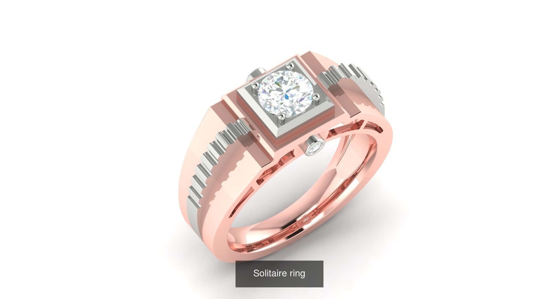 204 Solitaire ring 3D Model Collection_39