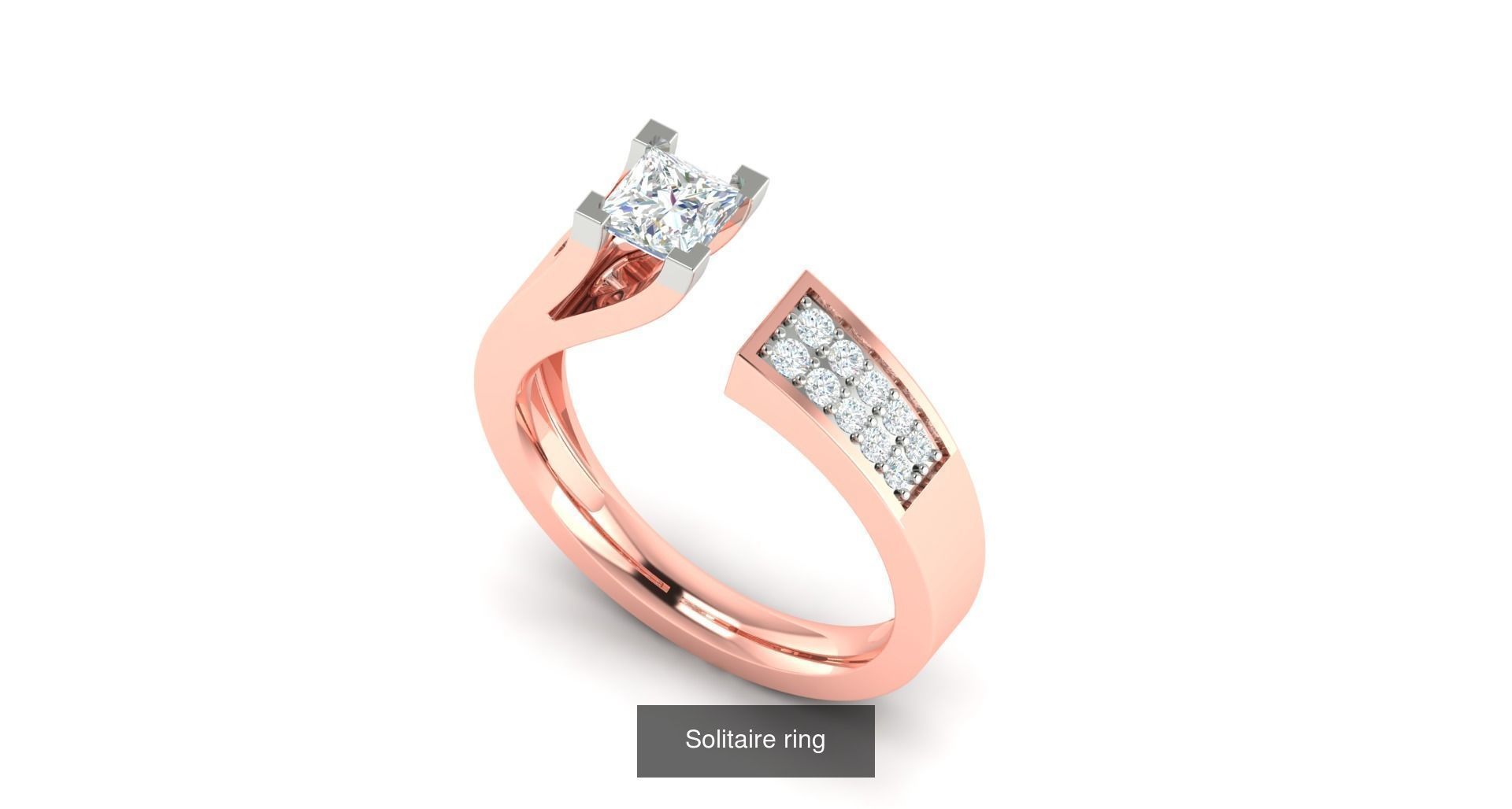 204 Solitaire ring 3D Model Collection_159