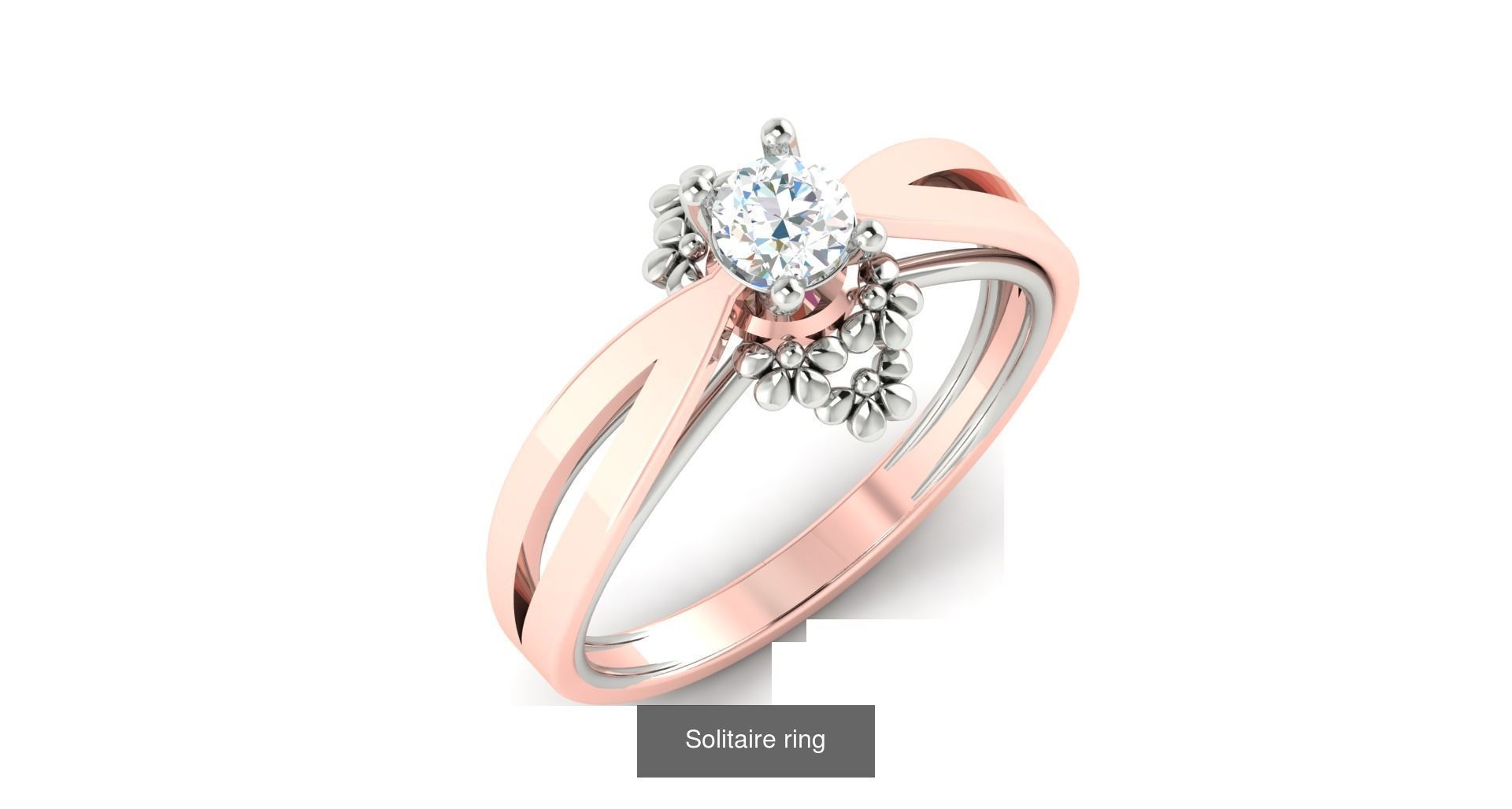 204 Solitaire ring 3D Model Collection_173