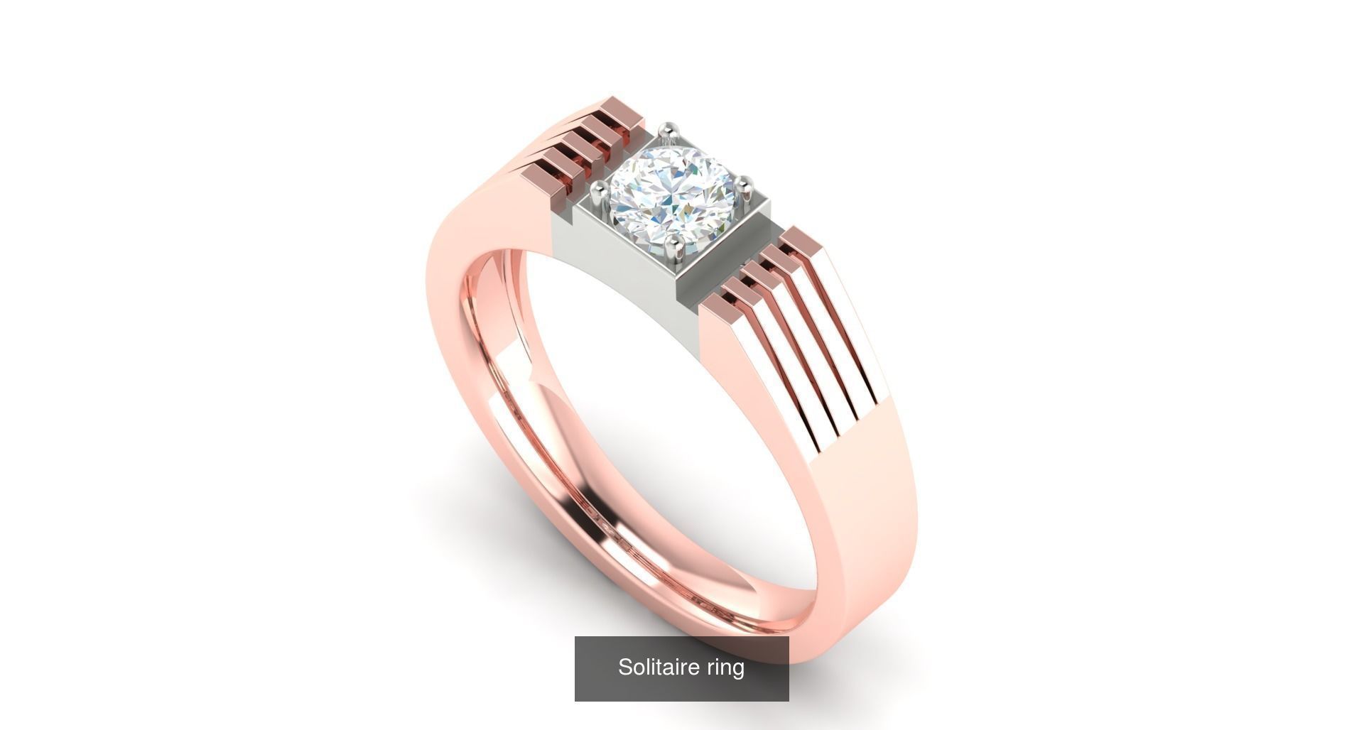 204 Solitaire ring 3D Model Collection_69