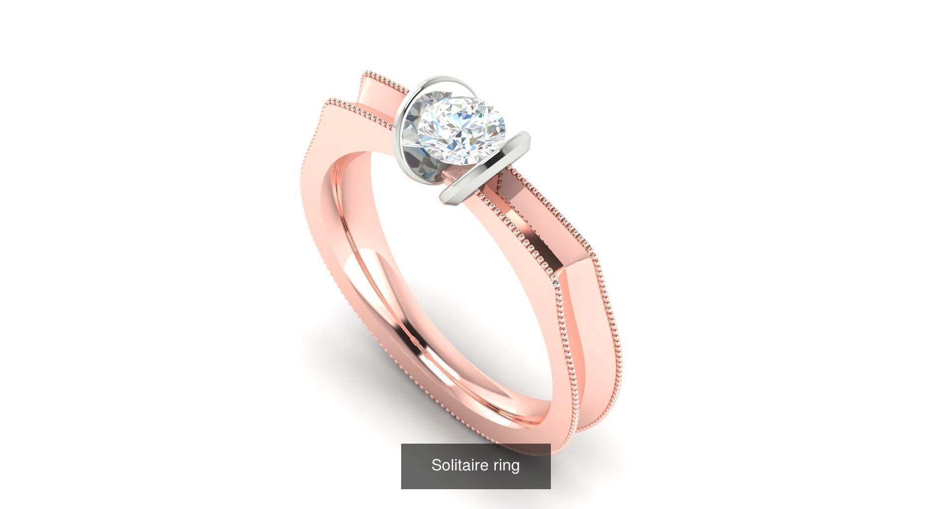 204 Solitaire ring 3D Model Collection_49