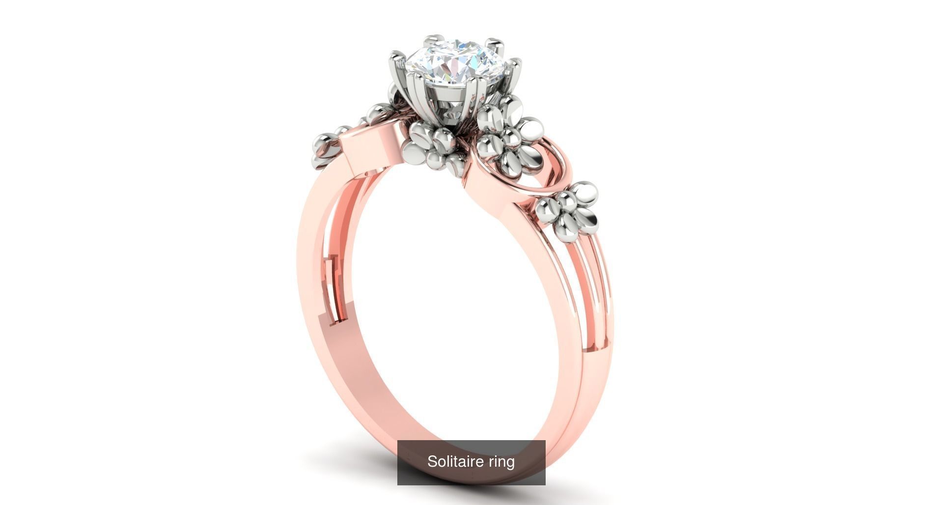 204 Solitaire ring 3D Model Collection_139