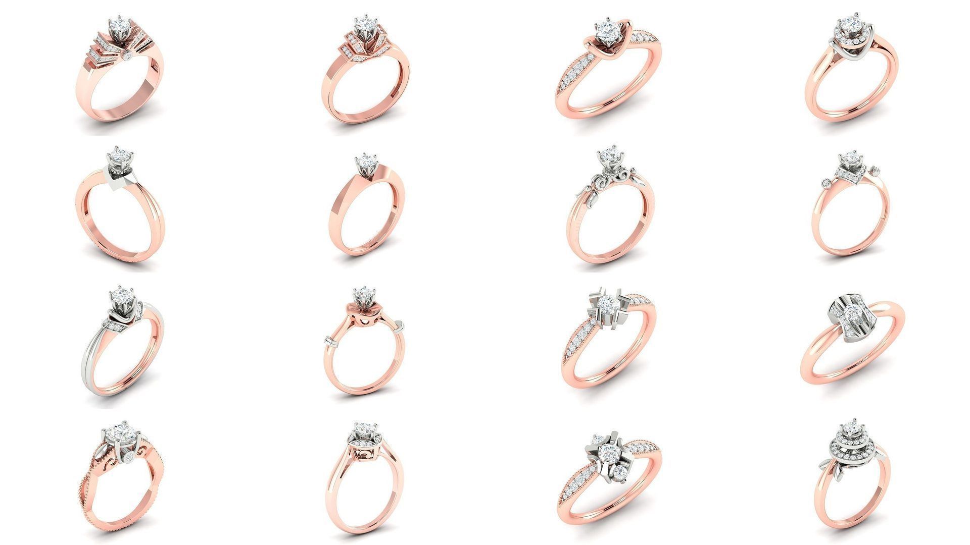 204 Solitaire ring 3D Model Collection_21