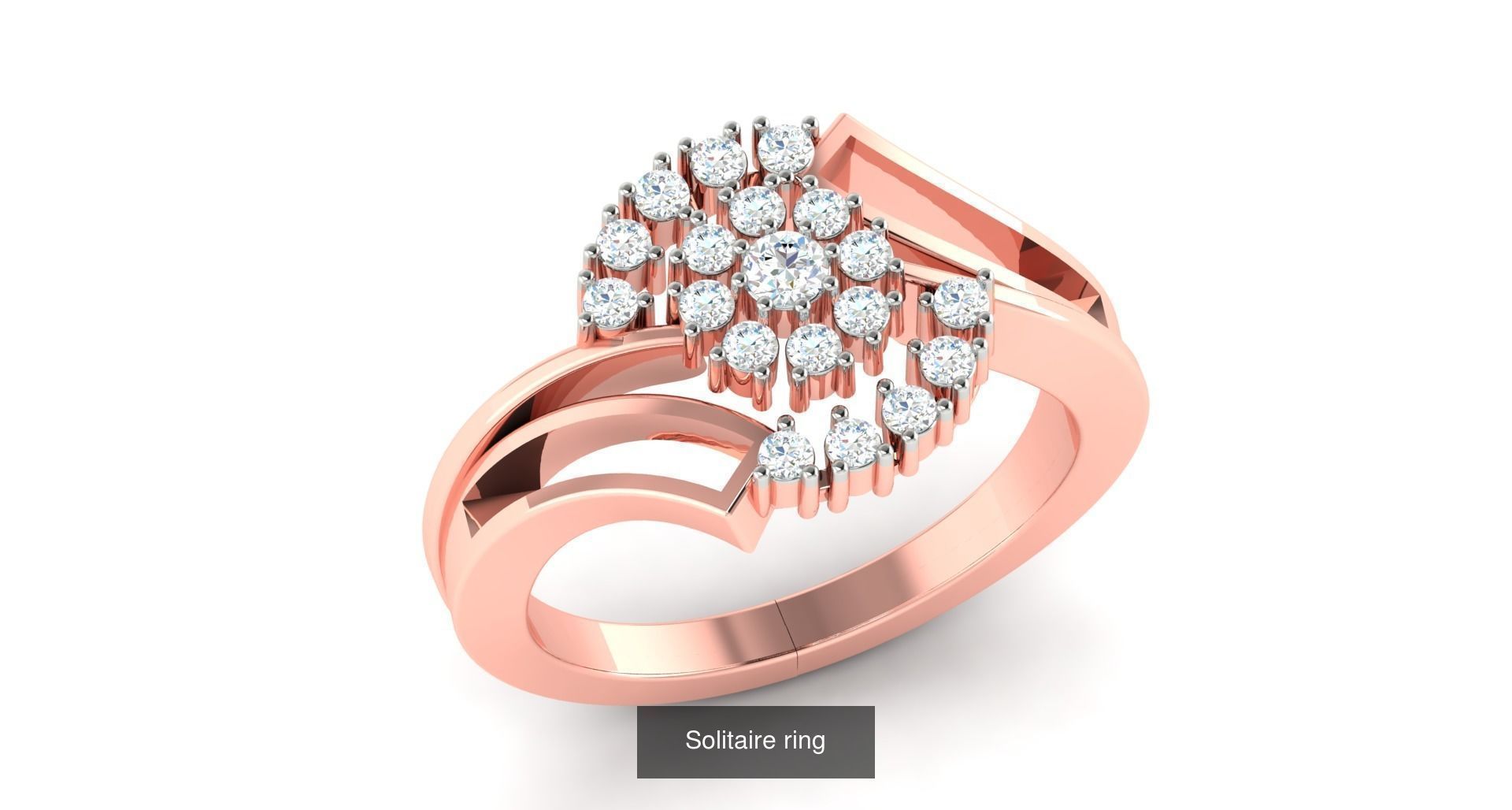 204 Solitaire ring 3D Model Collection_156