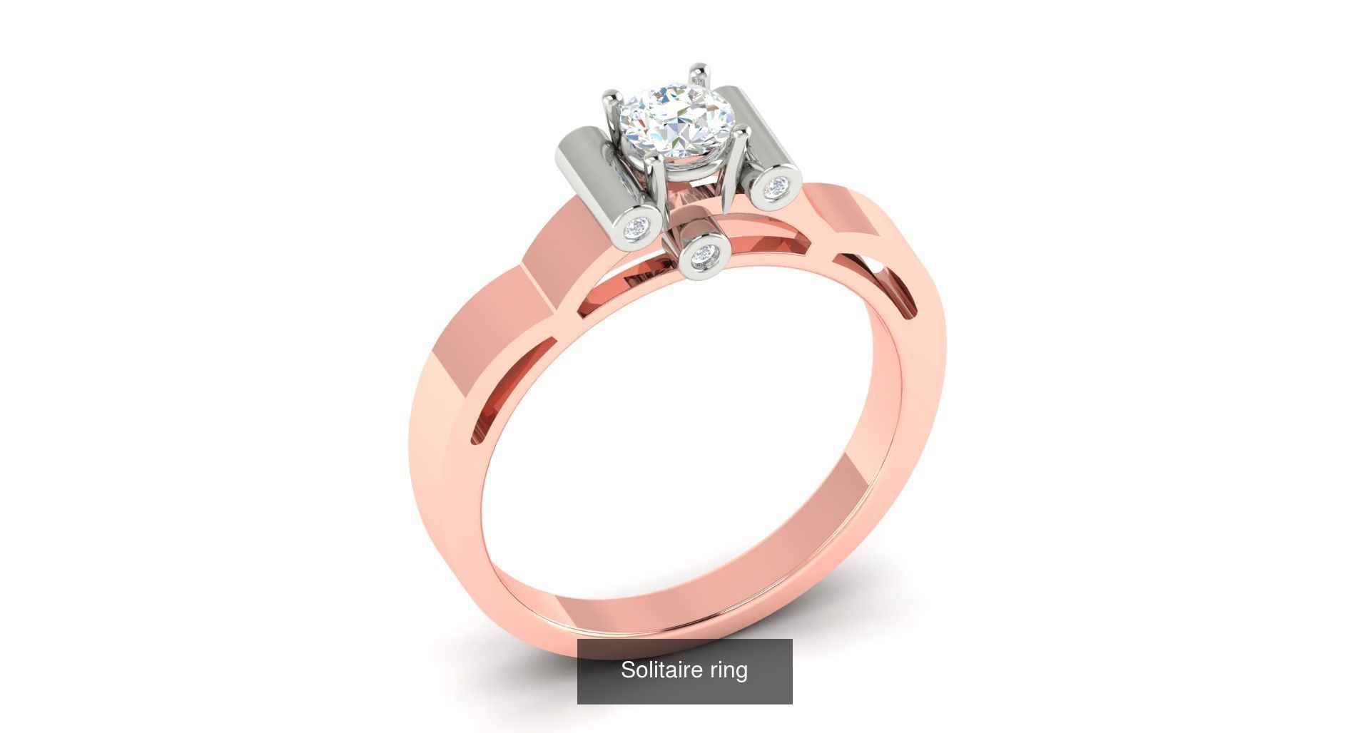 204 Solitaire ring 3D Model Collection_198
