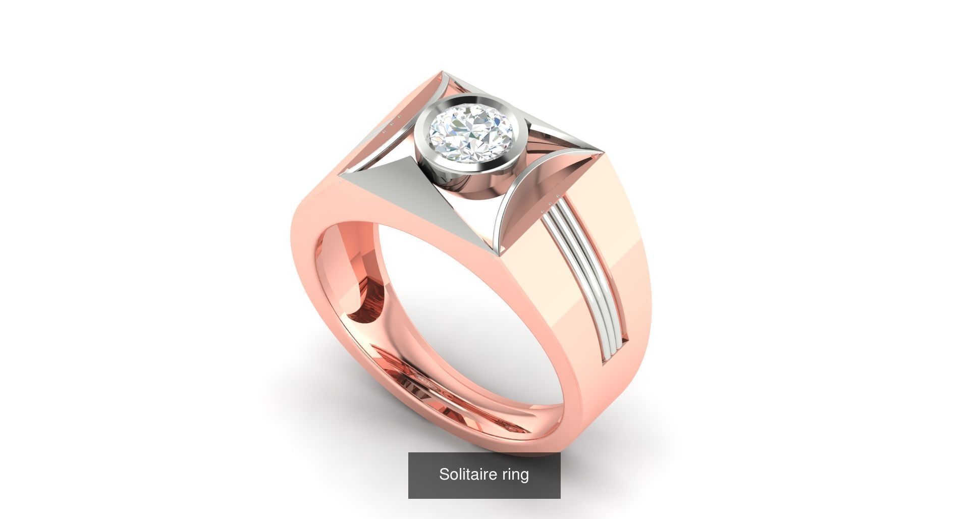 204 Solitaire ring 3D Model Collection_85