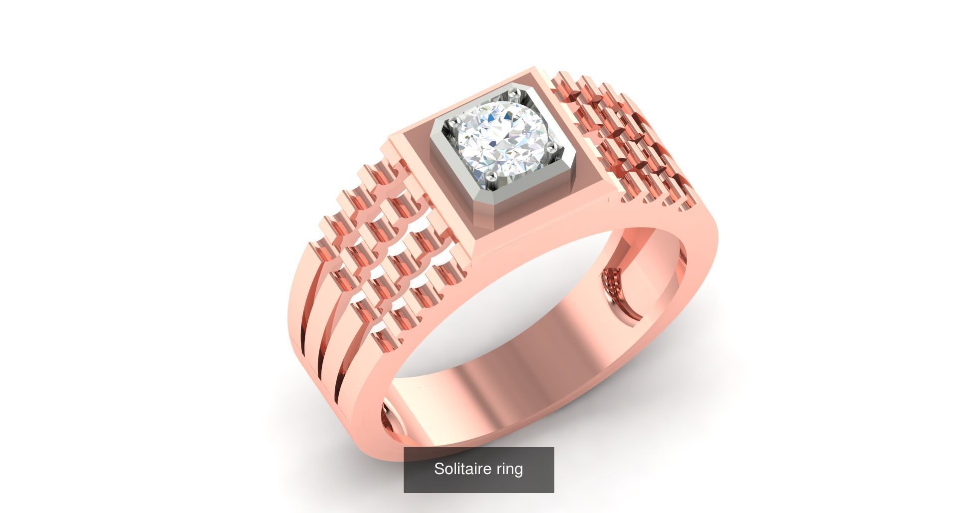 204 Solitaire ring 3D Model Collection_94