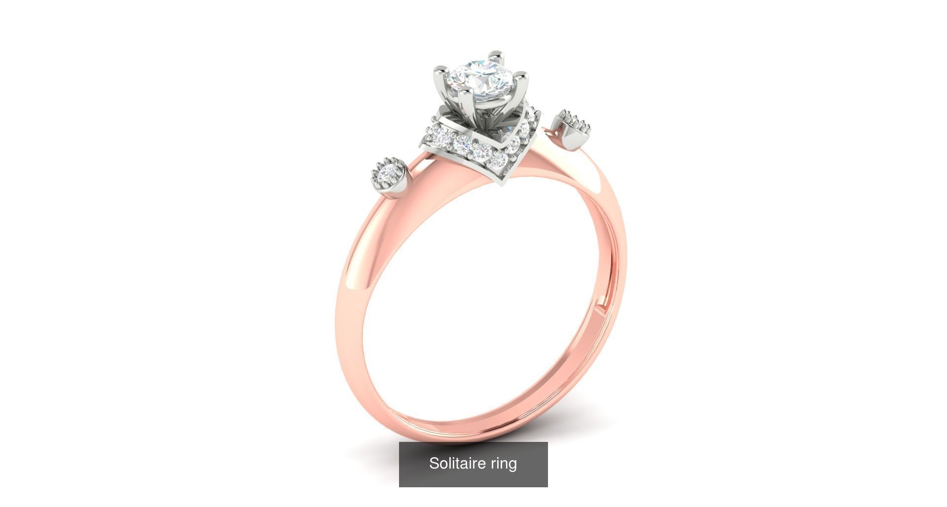 204 Solitaire ring 3D Model Collection_208