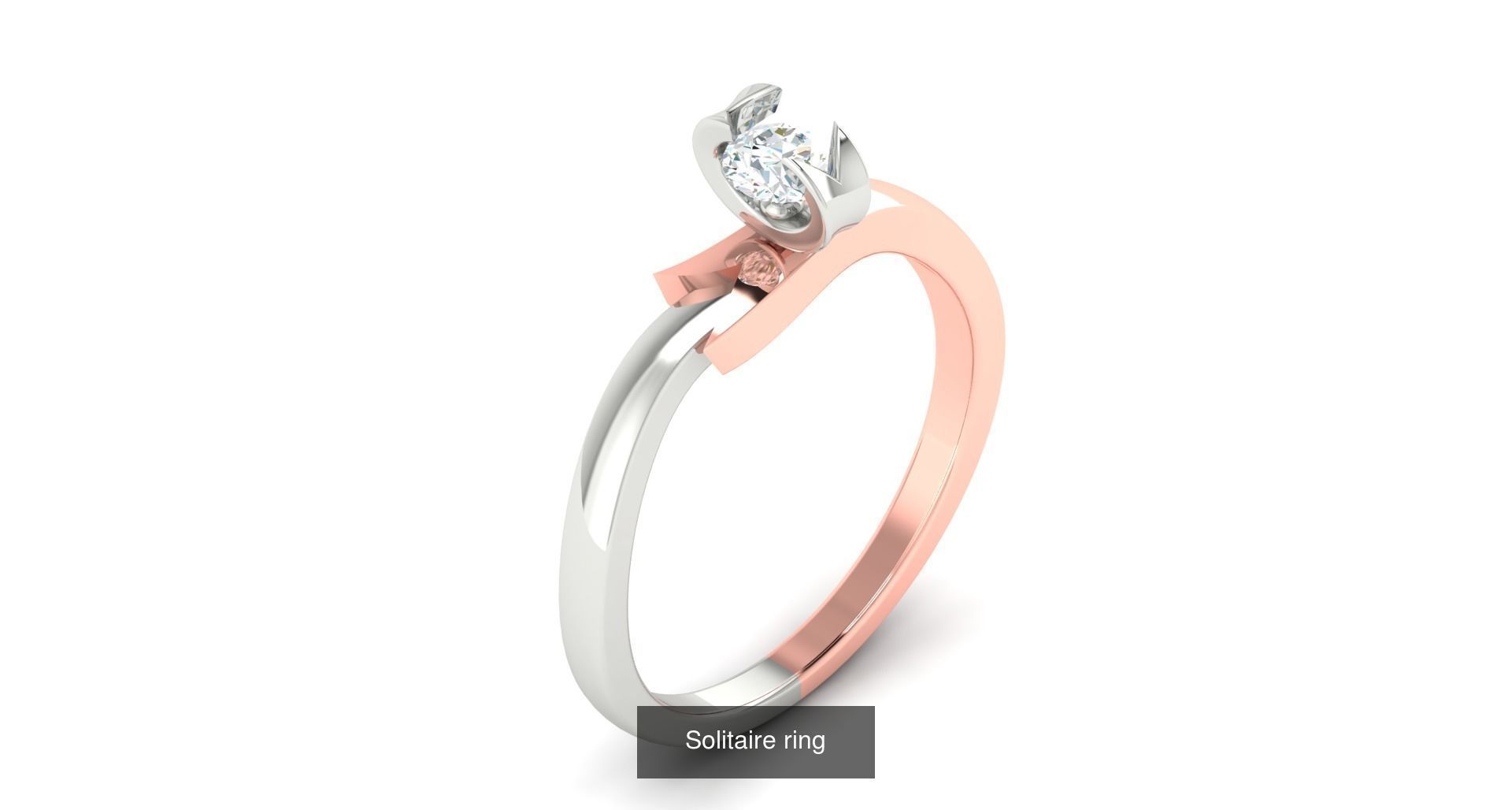 204 Solitaire ring 3D Model Collection_123