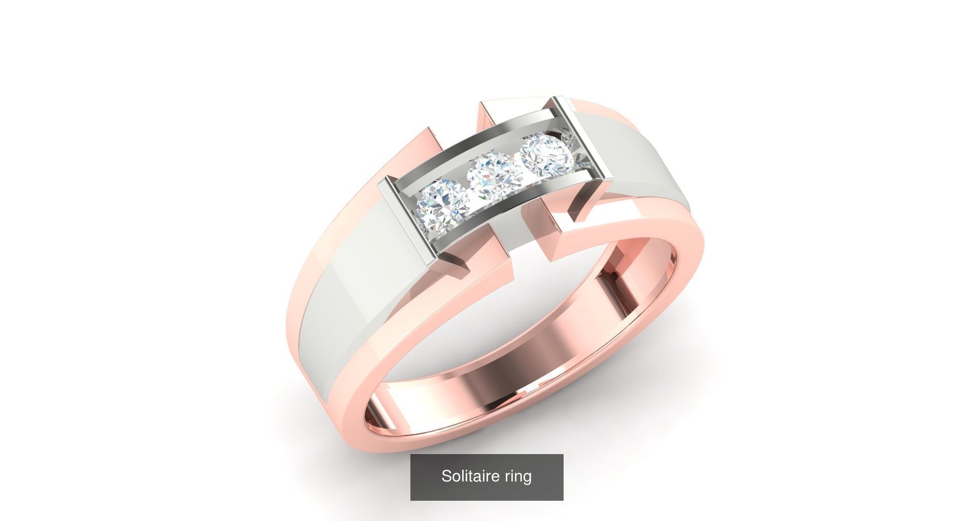 204 Solitaire ring 3D Model Collection_91