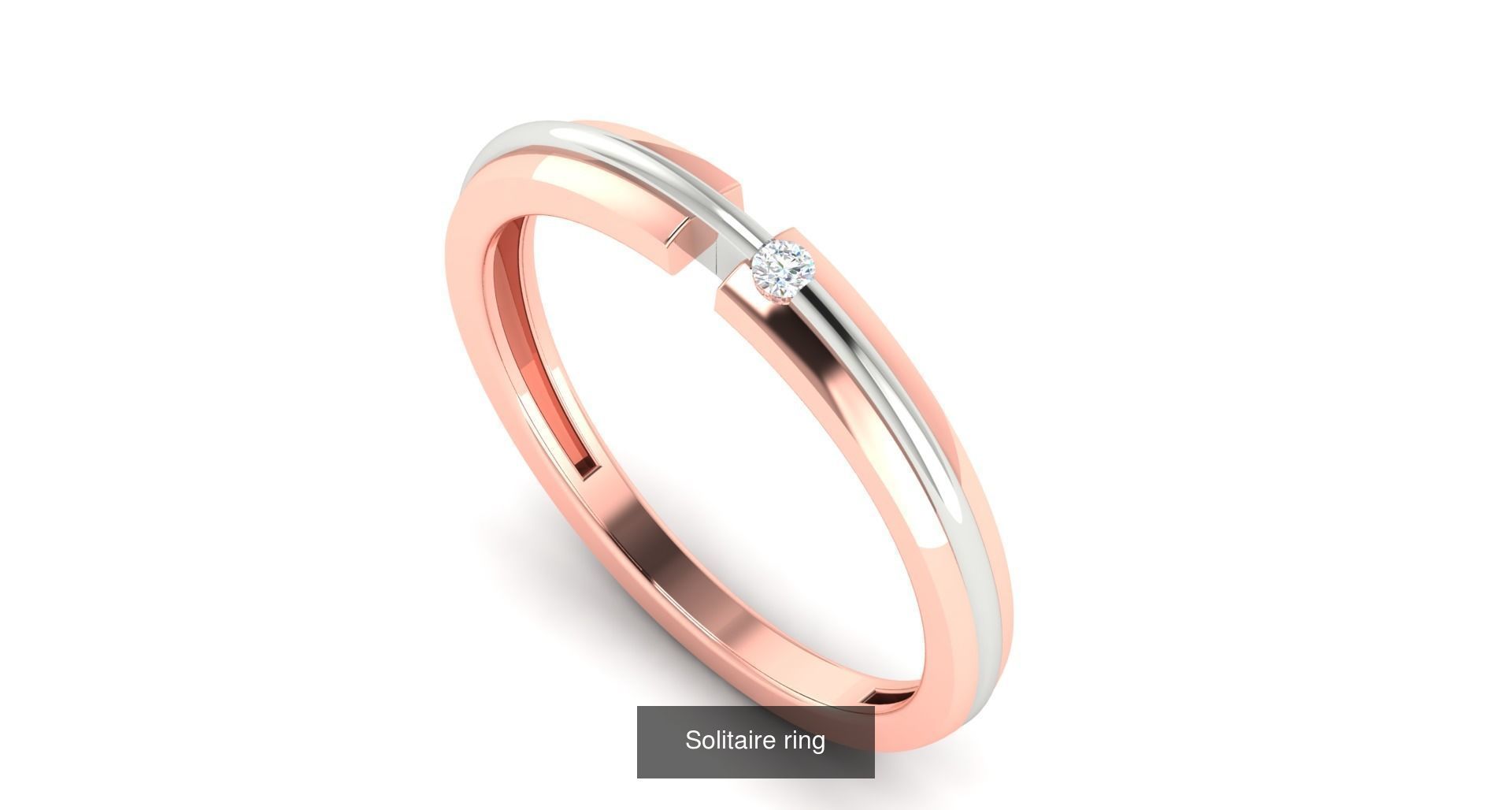 204 Solitaire ring 3D Model Collection_108